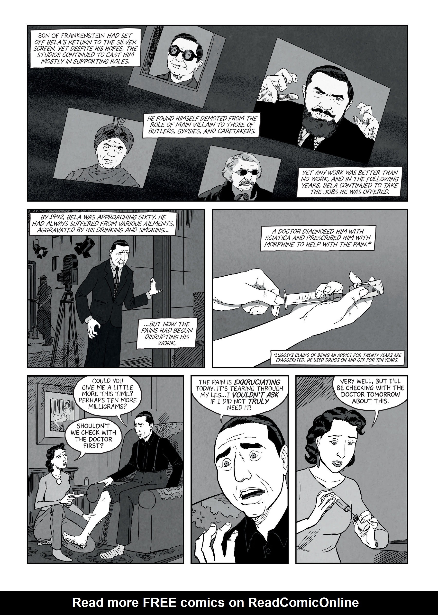 Read online Lugosi: The Rise & Fall of Hollywood's Dracula comic -  Issue # TPB (Part 2) - 12