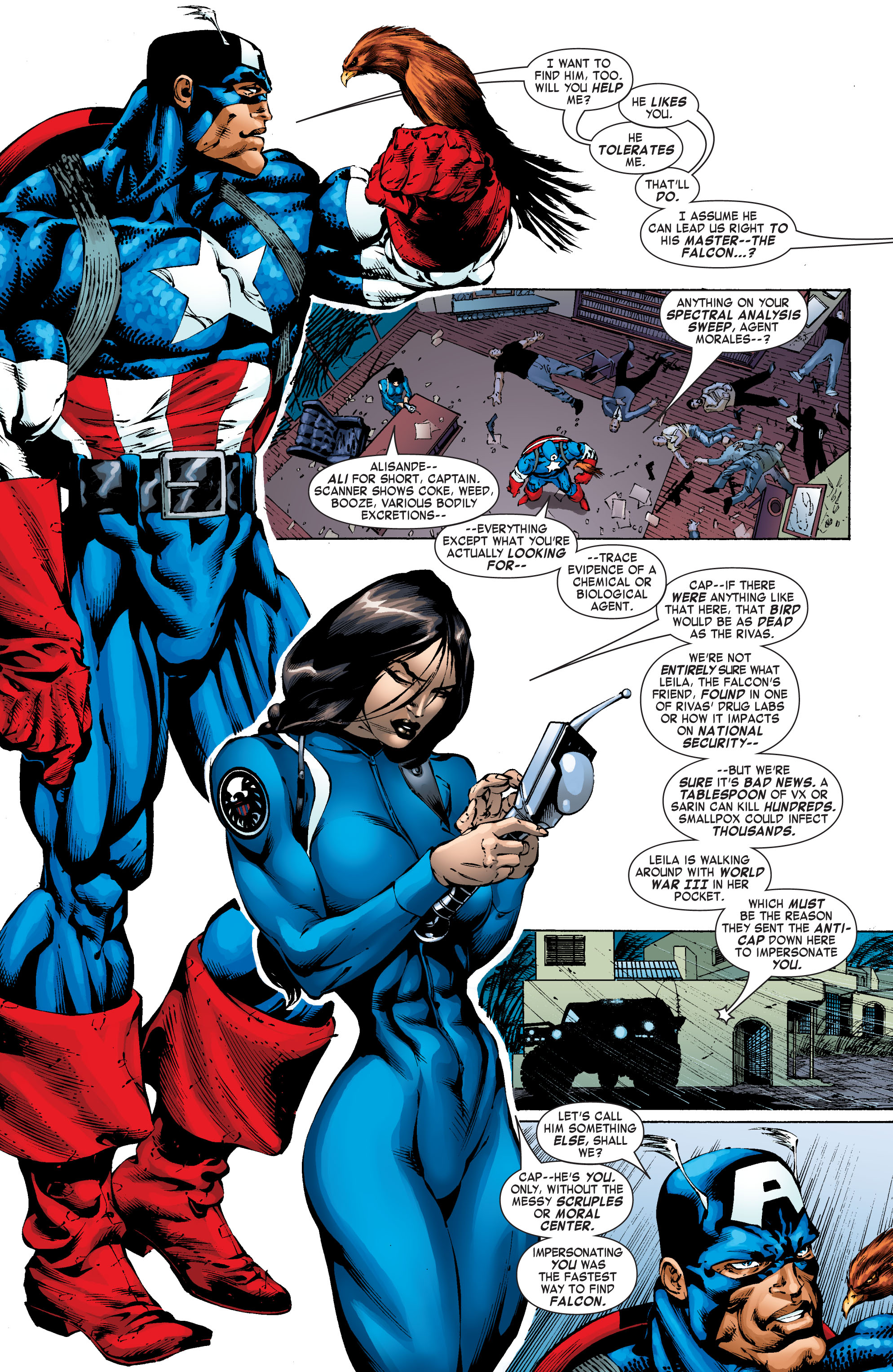 Read online Captain America & the Falcon comic -  Issue #3 - 8