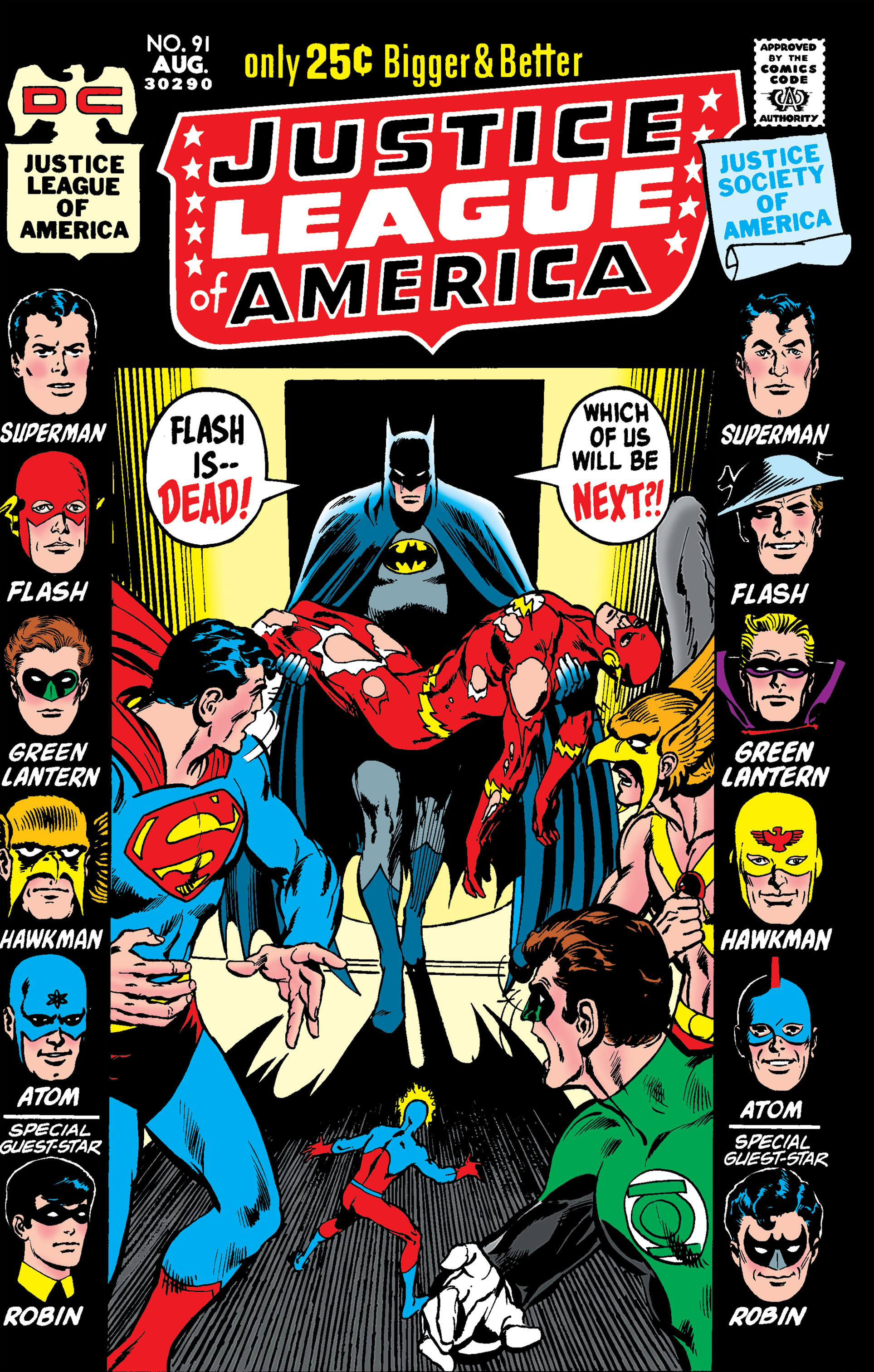 Read online Justice League of America (1960) comic -  Issue #91 - 1