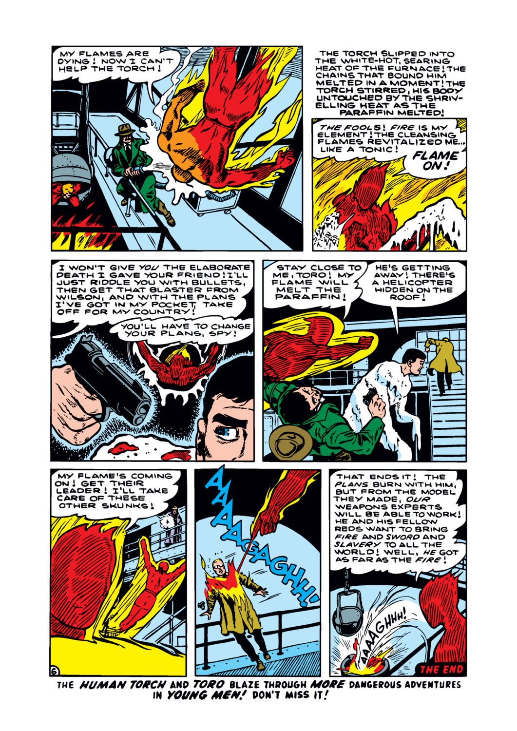 Read online The Human Torch (1940) comic -  Issue #36 - 7