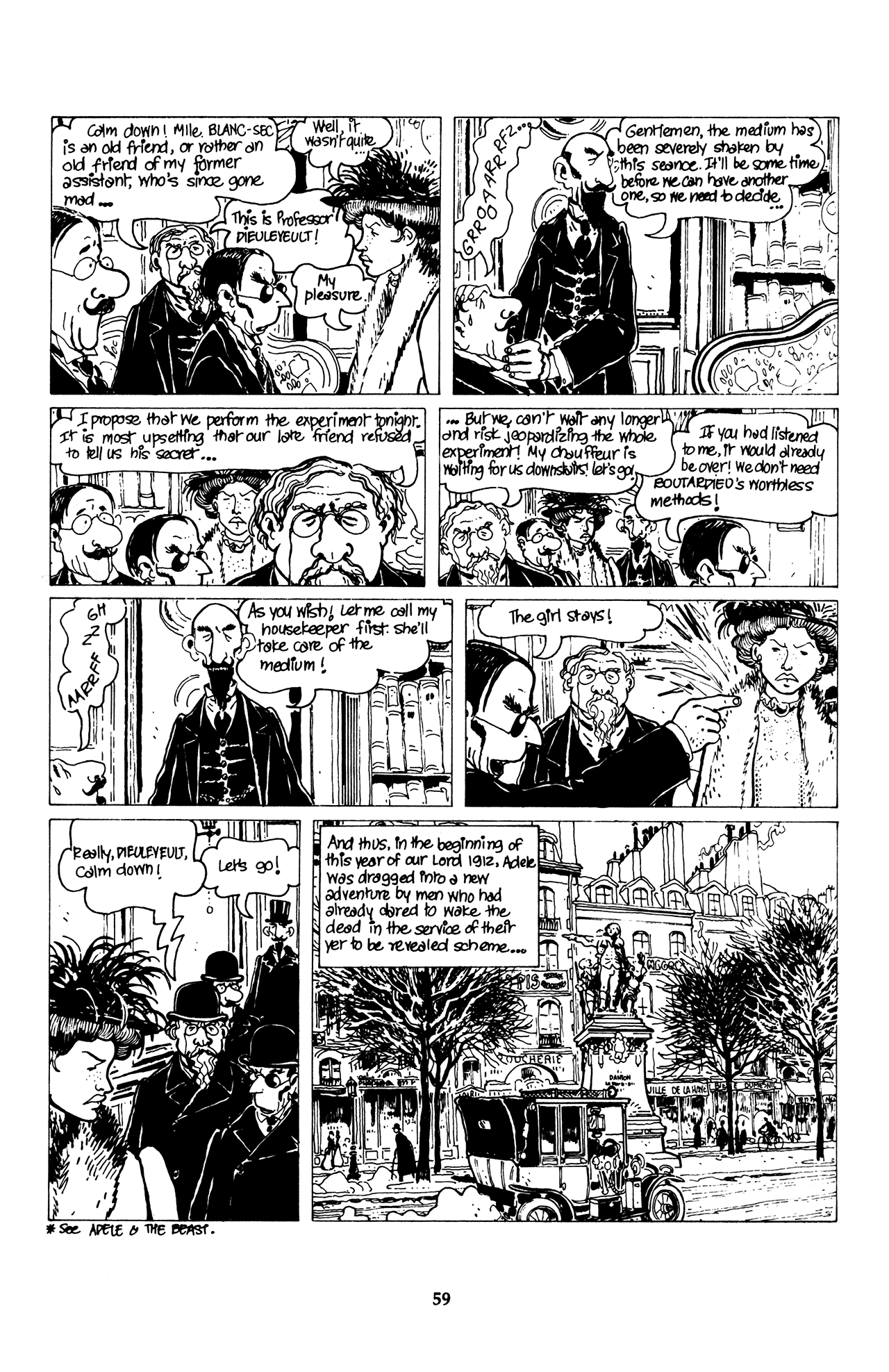 Read online The Extraordinary Adventures of Adele Blanc-Sec comic -  Issue #3 - 8