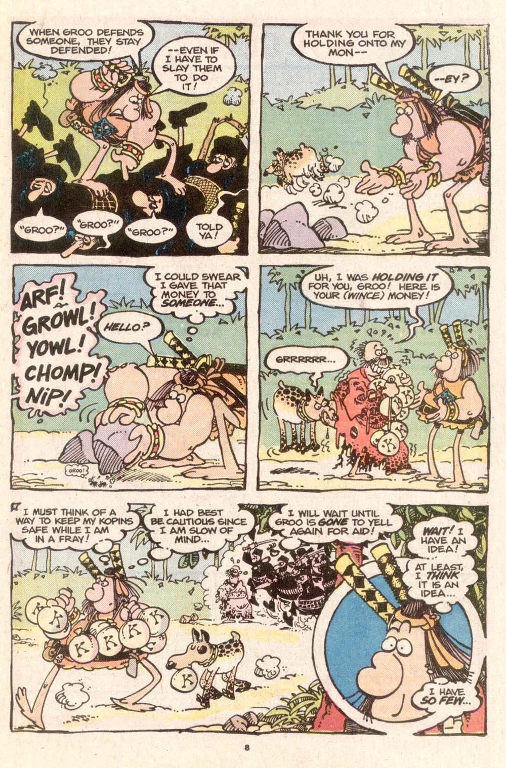 Read online Sergio Aragonés Groo the Wanderer comic -  Issue #32 - 8