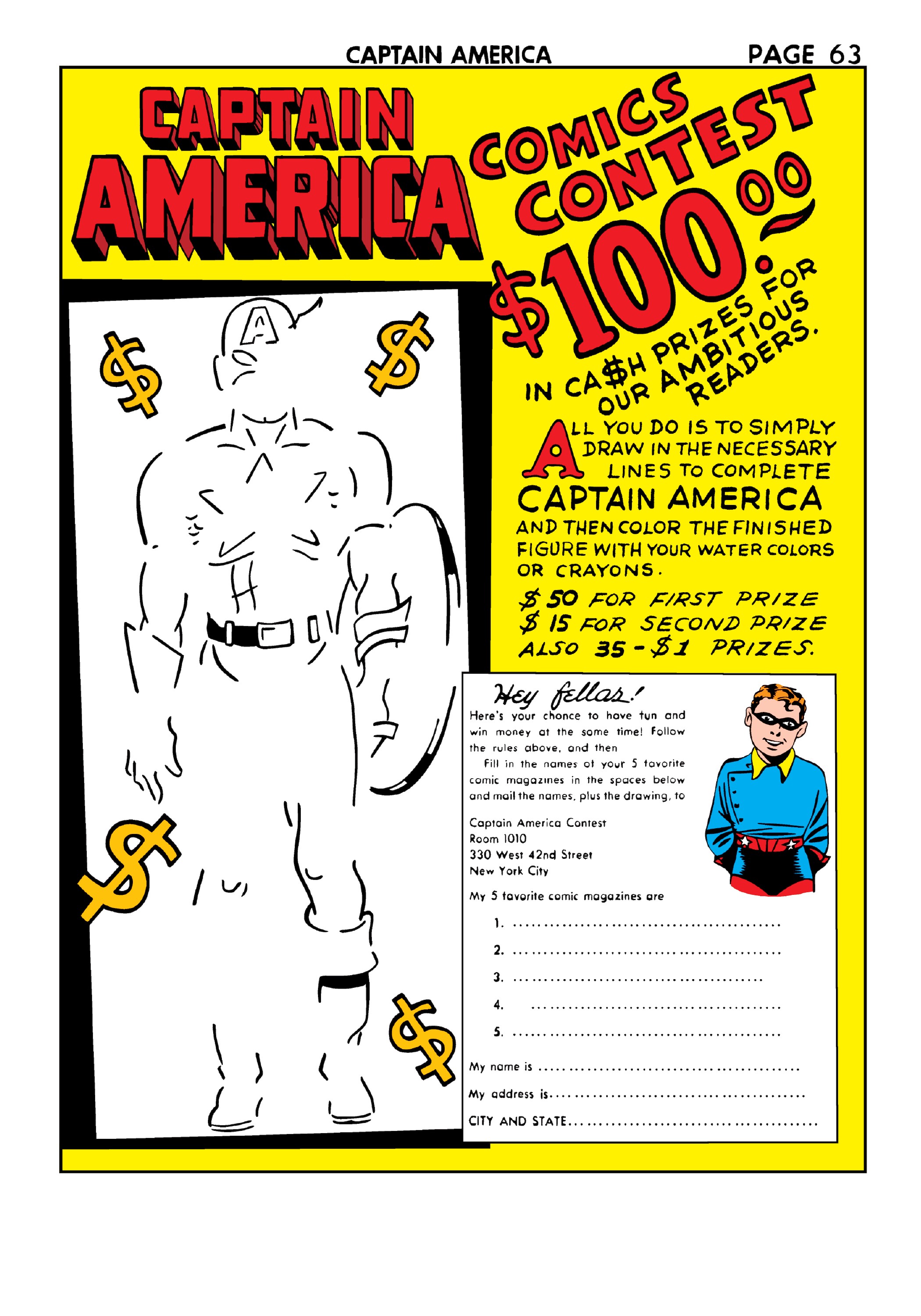 Read online Marvel Masterworks: Golden Age Captain America comic -  Issue # TPB 3 (Part 3) - 70