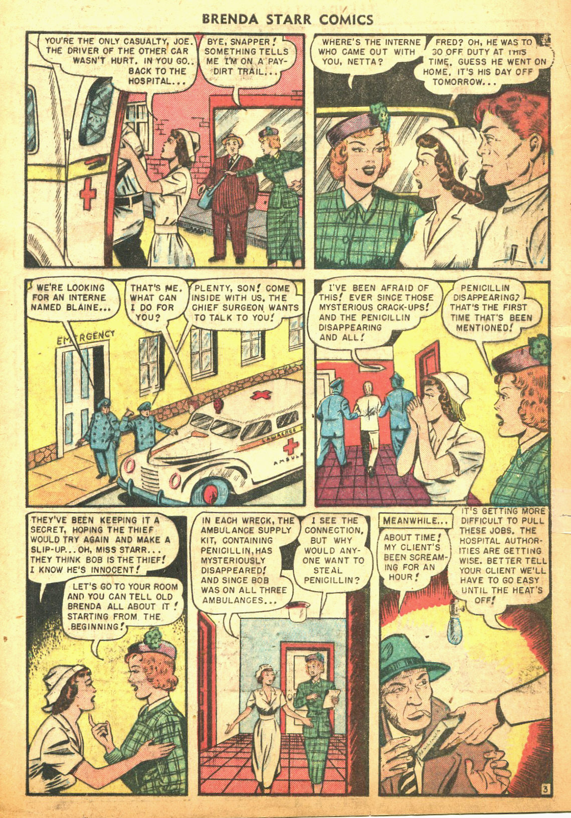 Read online Brenda Starr (1948) comic -  Issue #10 - 5