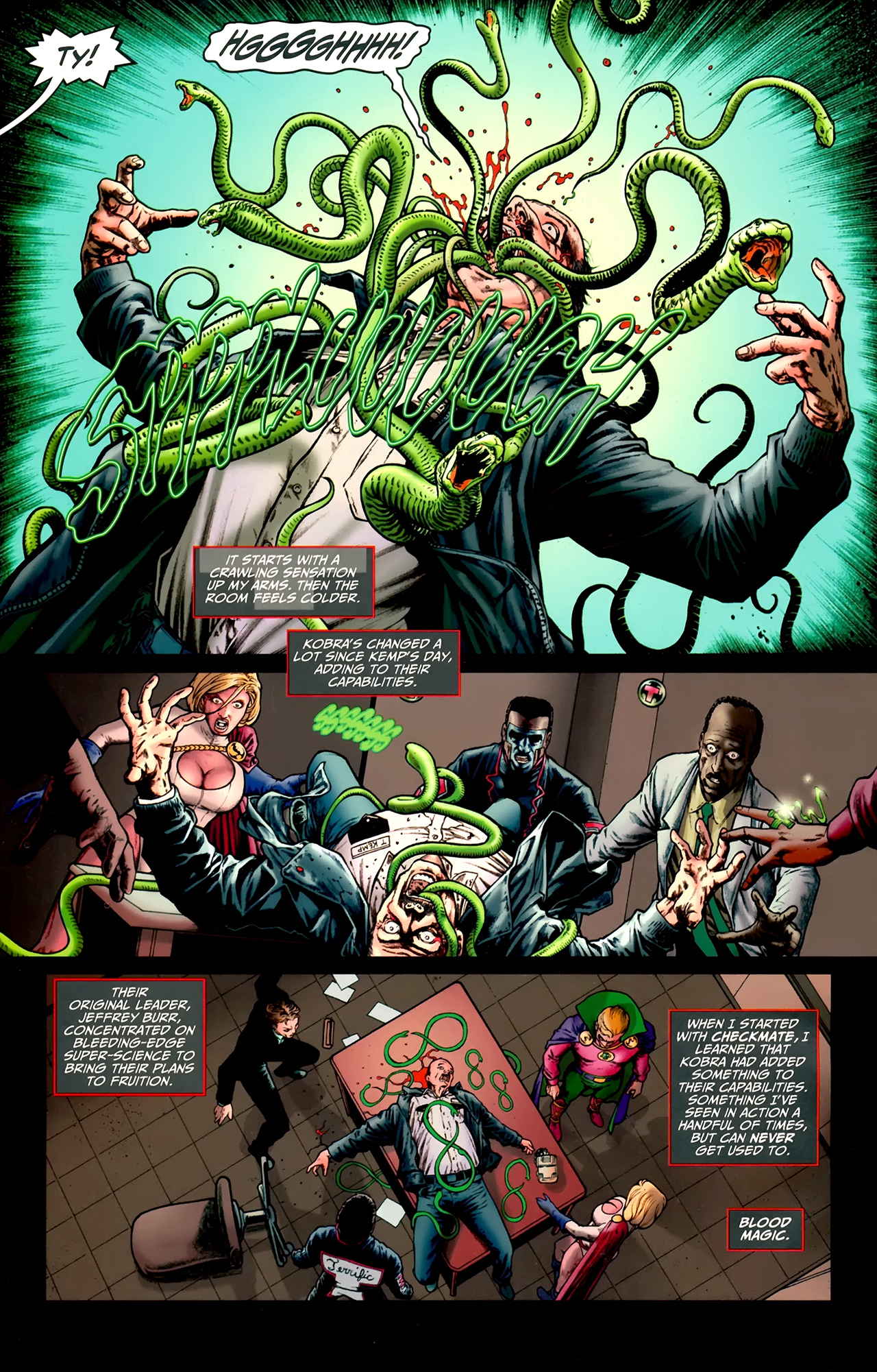 Read online JSA vs. Kobra comic -  Issue #2 - 16