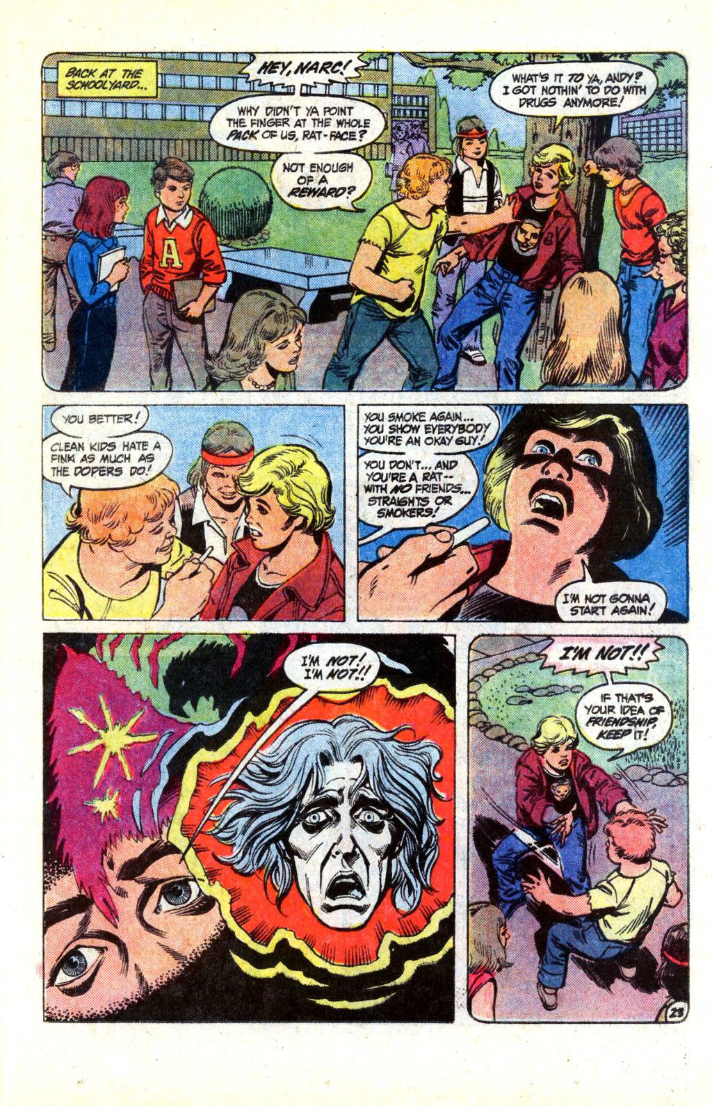 Read online The New Teen Titans (Drug Awareness Specials) comic -  Issue #3 - 25