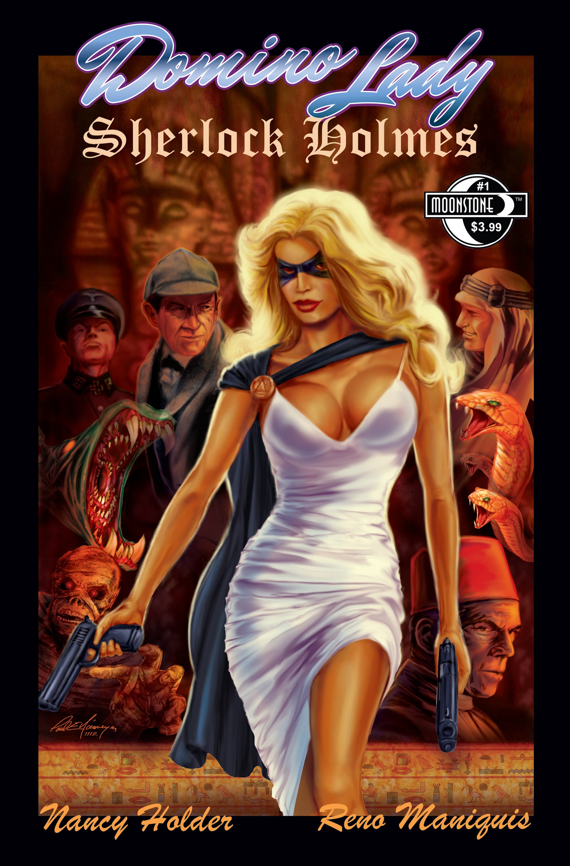 Read online Domino Lady/Sherlock Holmes comic -  Issue #1 - 1