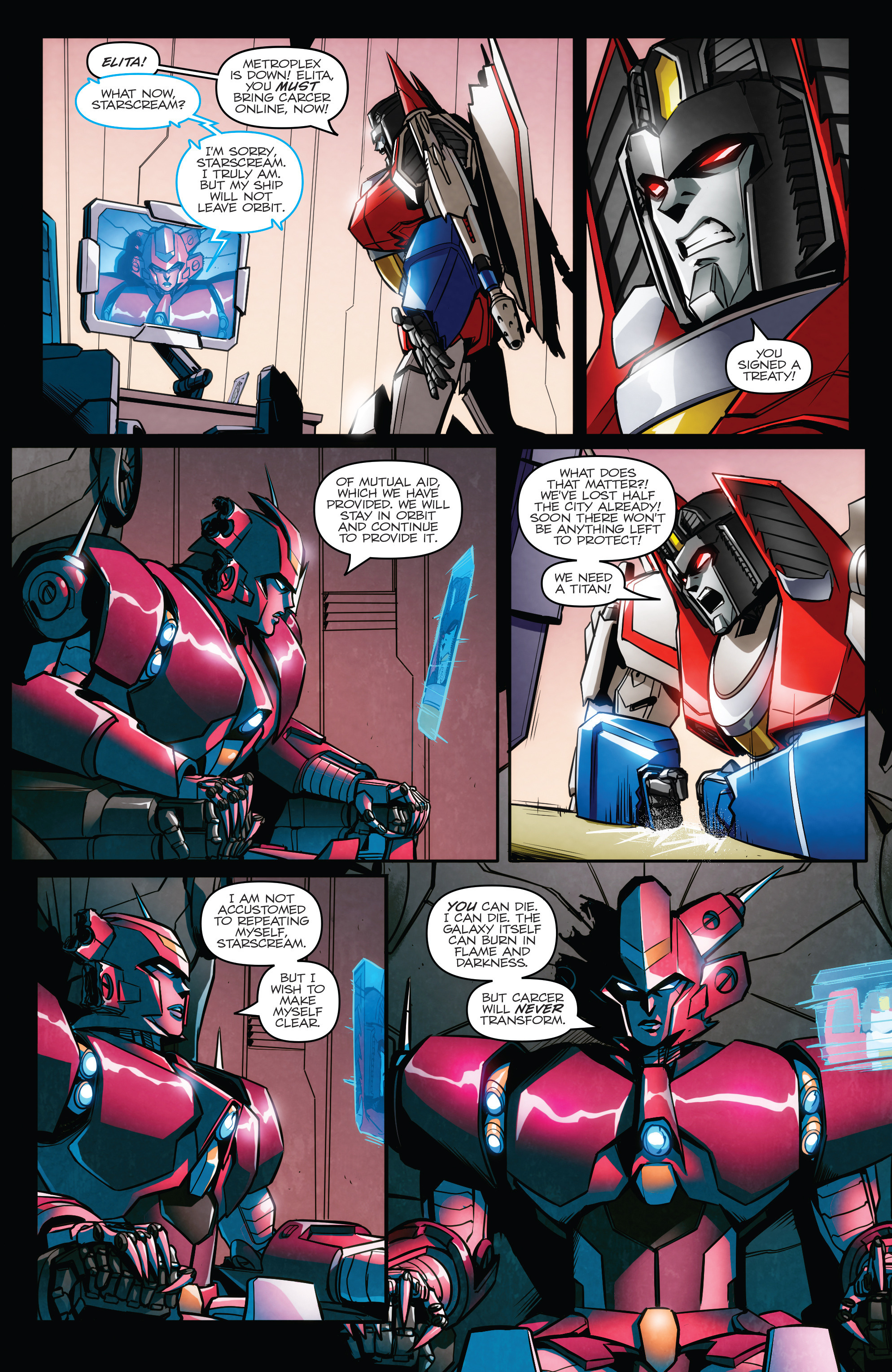 Read online Transformers: Till All Are One comic -  Issue #6 - 12