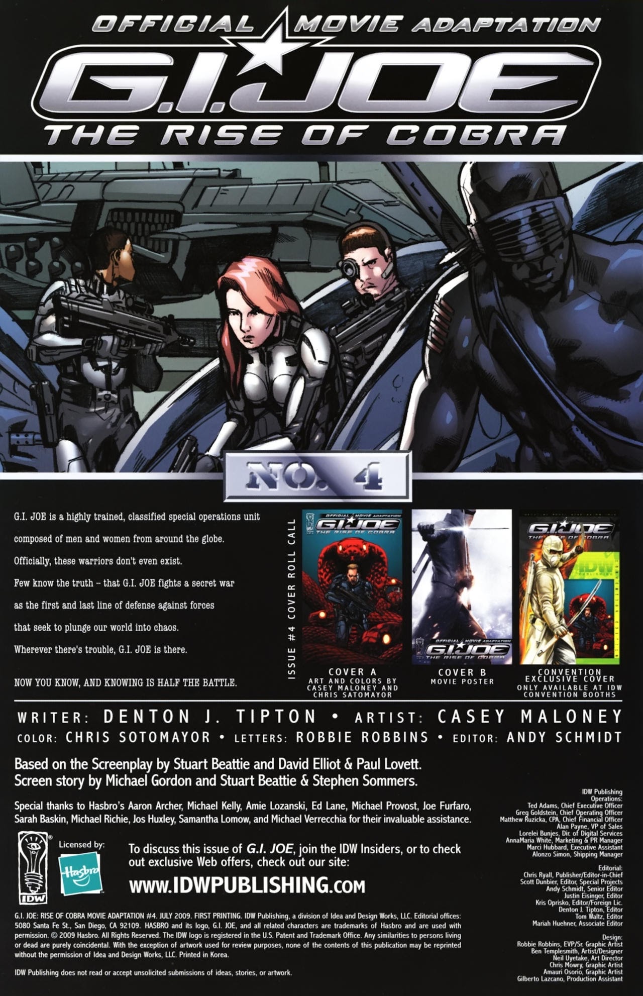 Read online G.I. Joe: Rise Of Cobra Movie Adaptation comic -  Issue #4 - 3