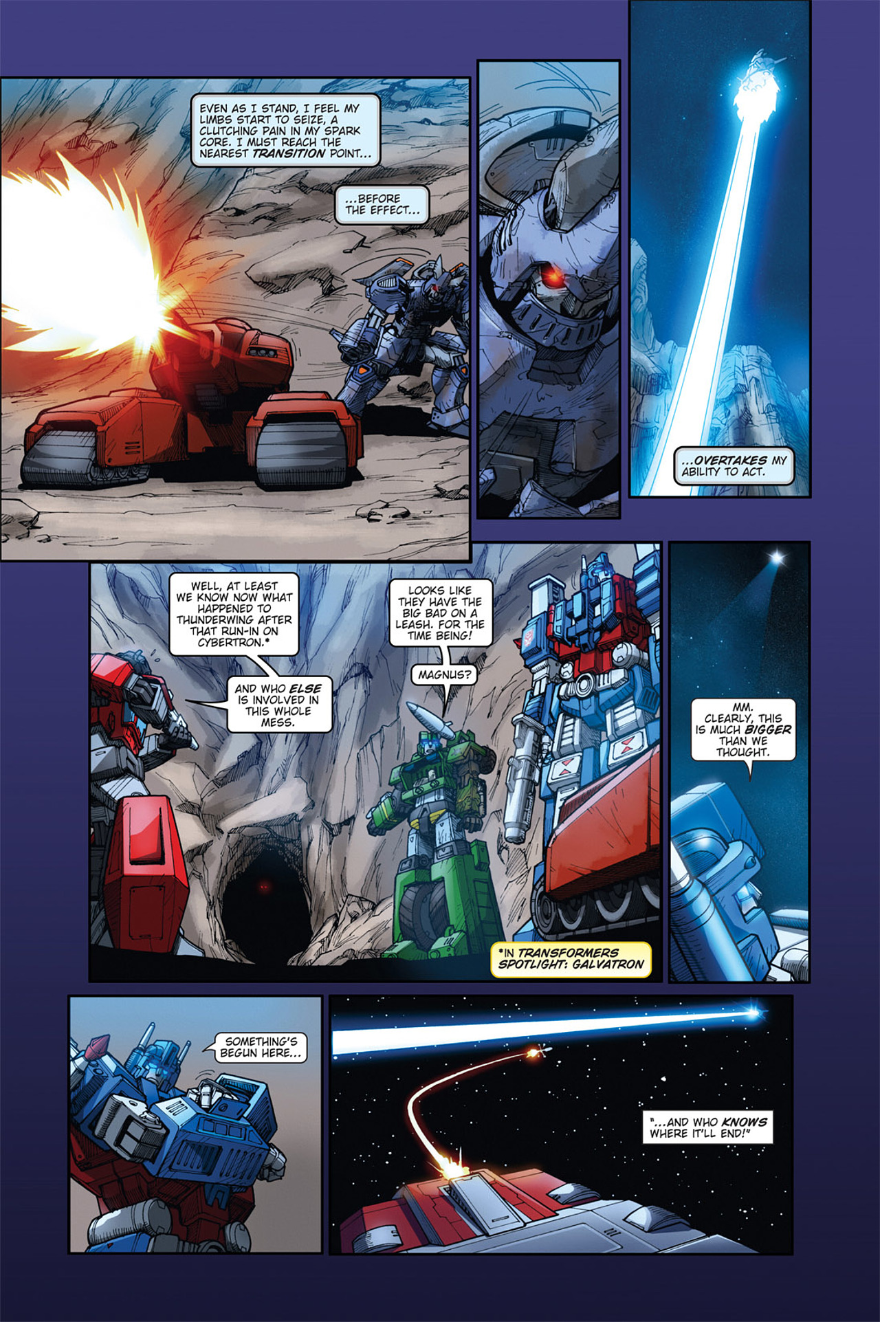Read online Transformers Spotlight: Cyclonus comic -  Issue # Full - 25