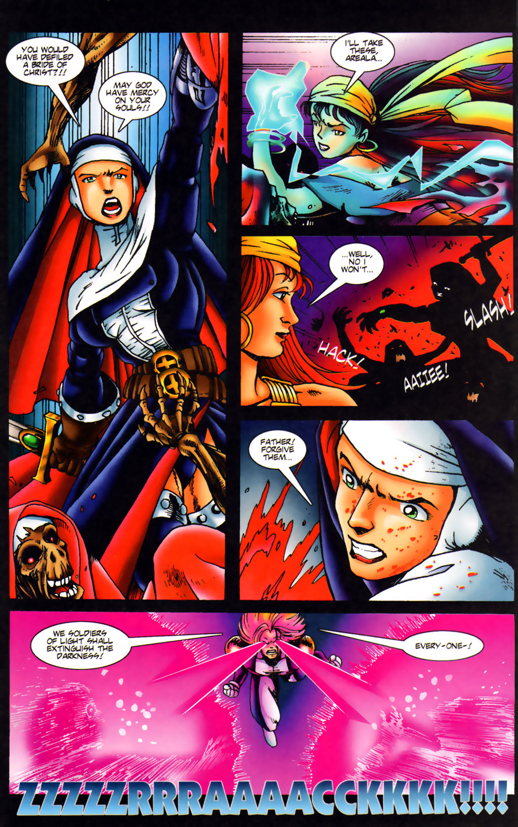 Read online Warrior Nun Areala: Scorpio Rose comic -  Issue #3 - 21