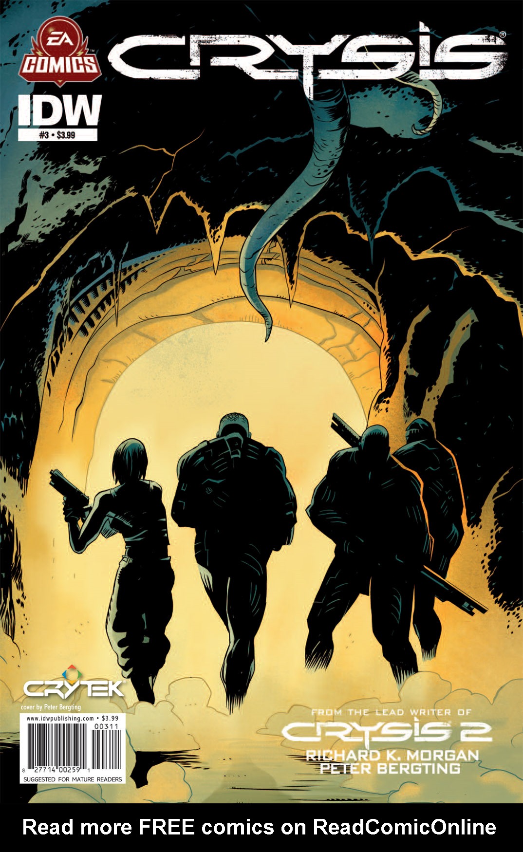 Read online Crysis comic -  Issue #3 - 1