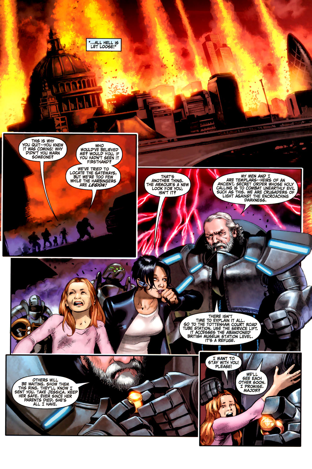 Read online Hellgate: London comic -  Issue #0 - 11