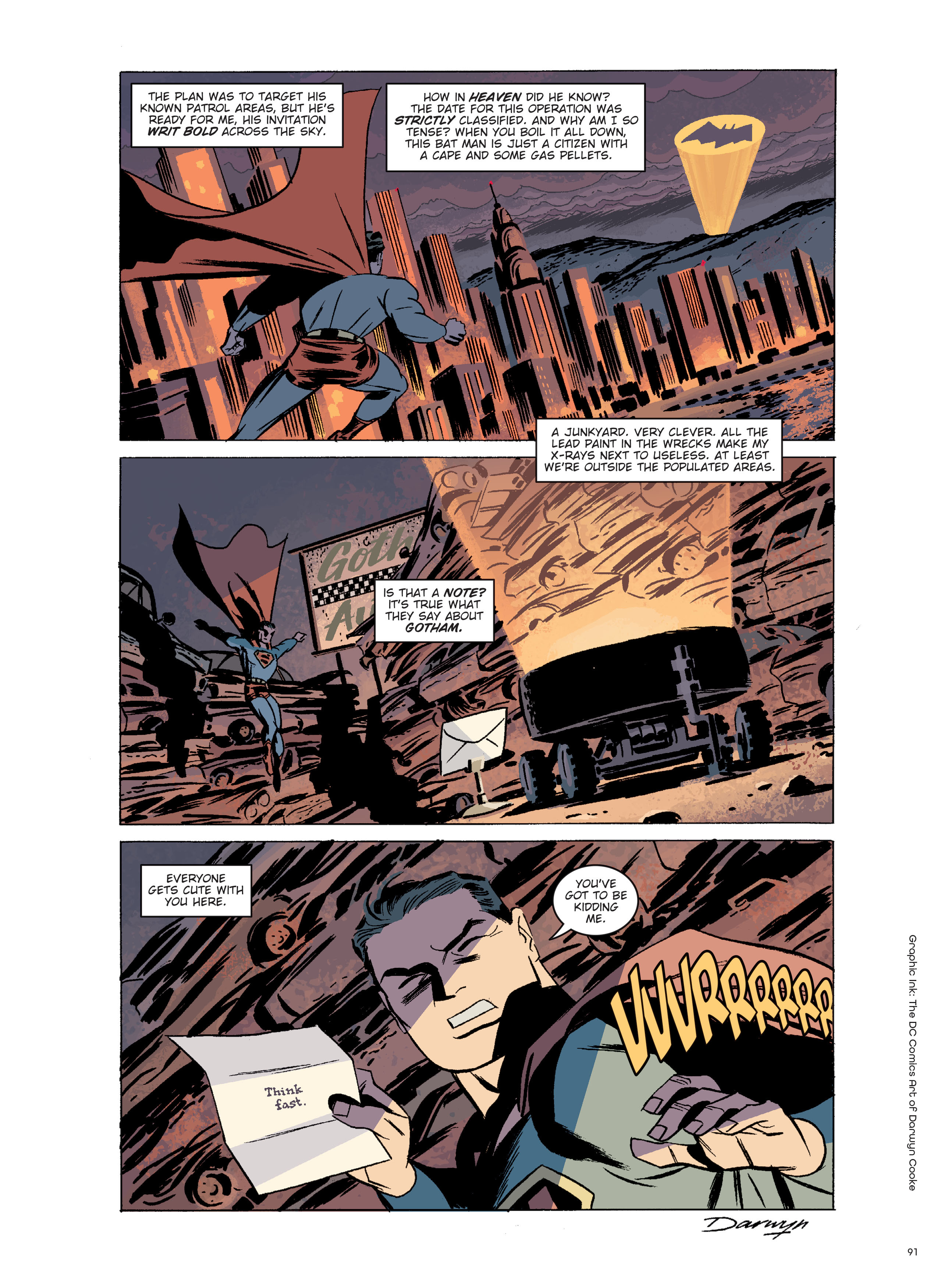 Read online Graphic Ink: The DC Comics Art of Darwyn Cooke comic -  Issue # TPB (Part 1) - 91