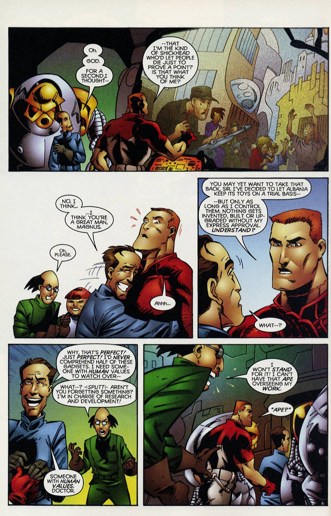 Read online Magnus Robot Fighter (1997) comic -  Issue #13 - 21