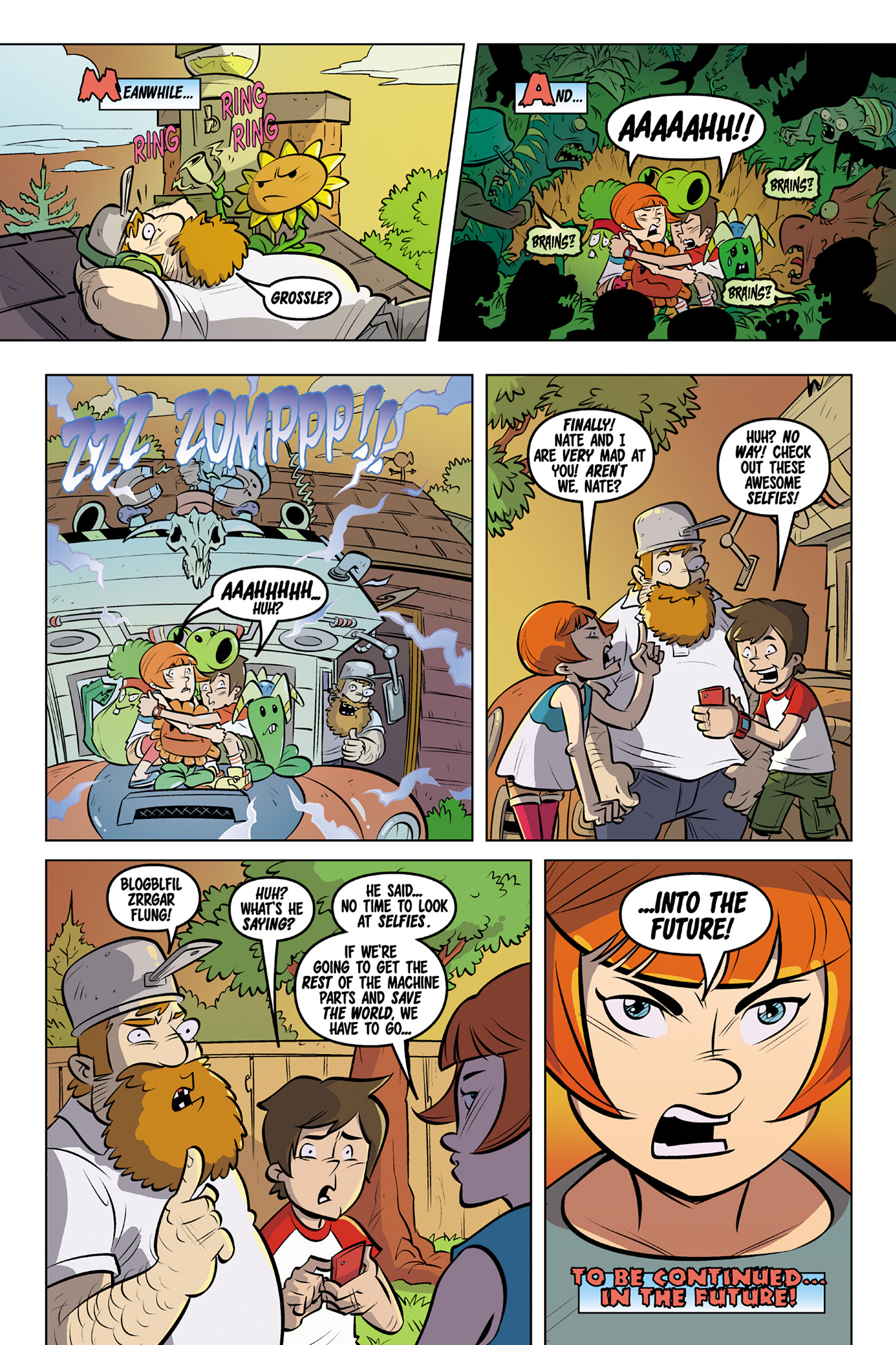 Read online Plants vs. Zombies: Timepocalypse comic -  Issue #3 - 15
