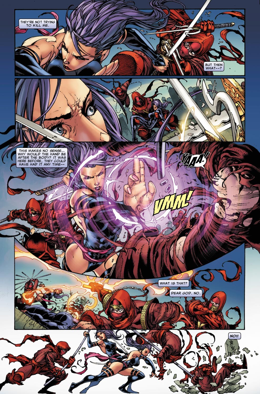 Read online Psylocke comic -  Issue #1 - 19