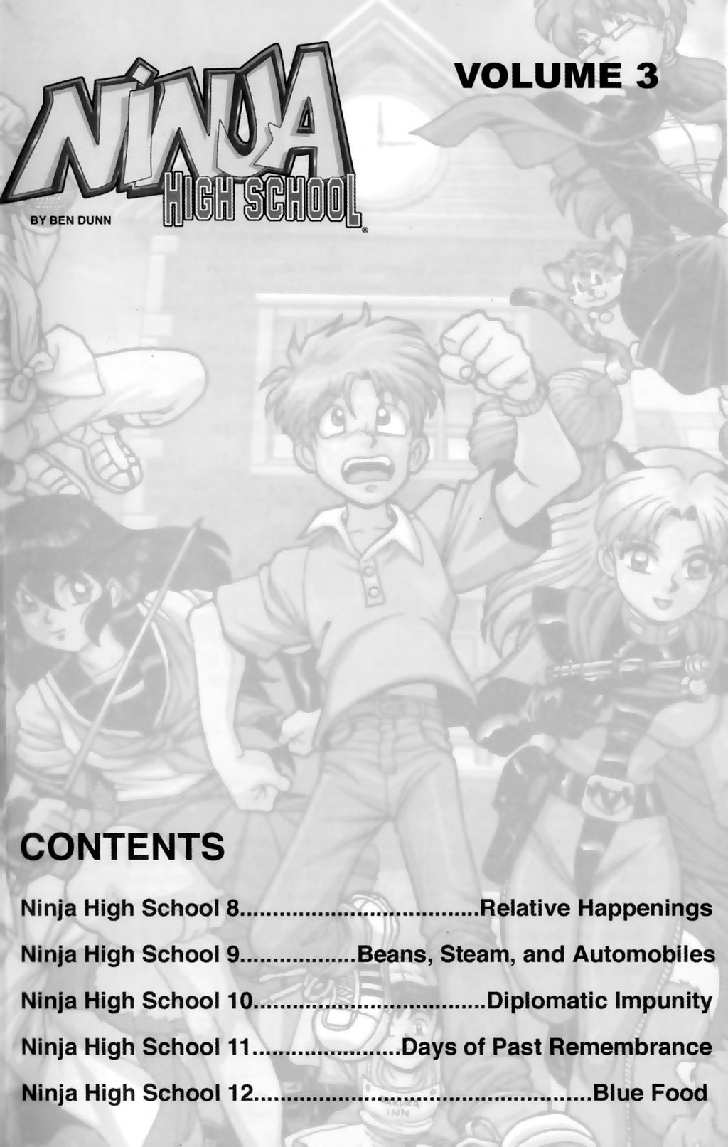 Read online Ninja High School Pocket Manga comic -  Issue #3 - 2