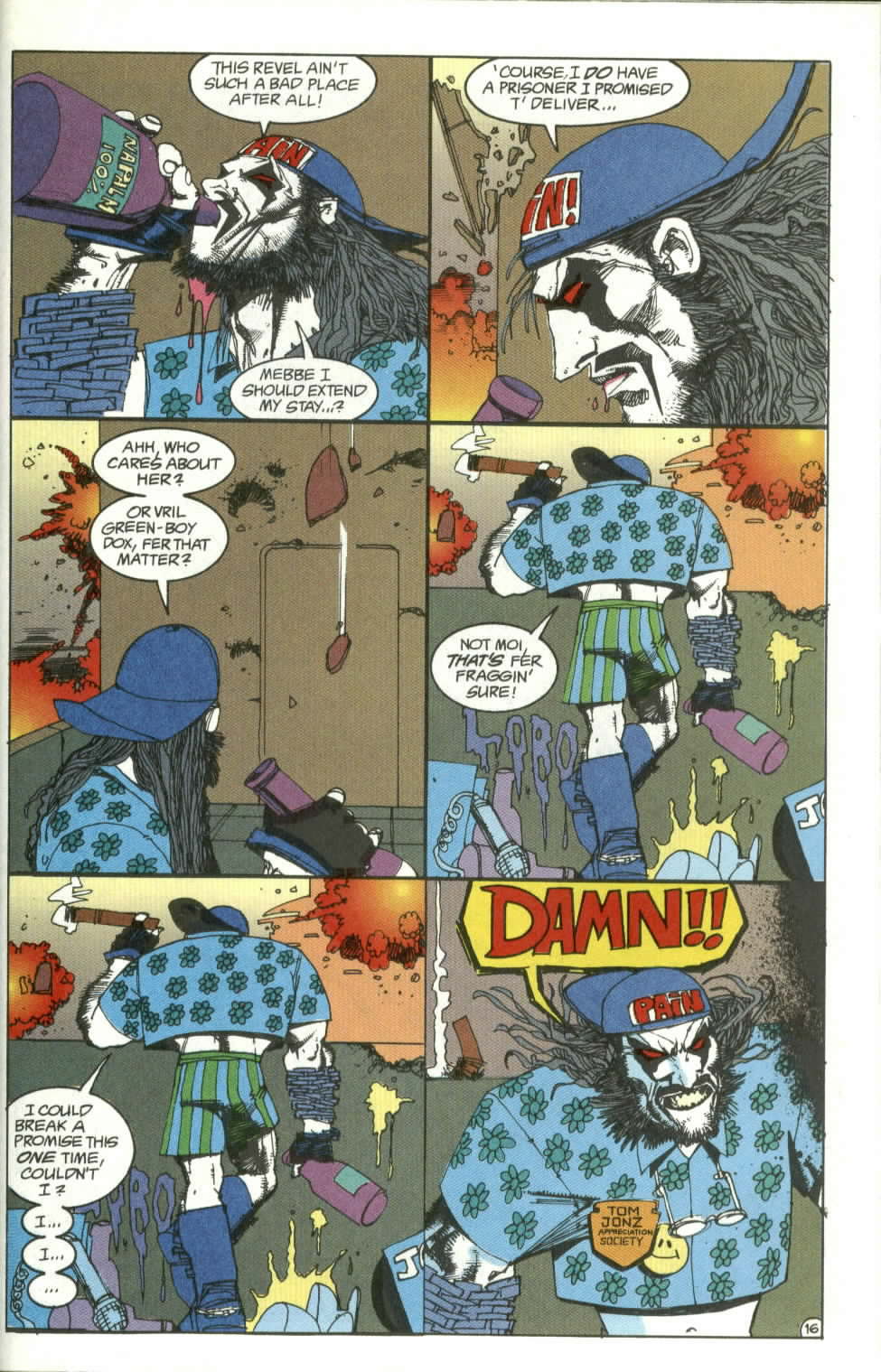 Read online Lobo (1990) comic -  Issue #4 - 16