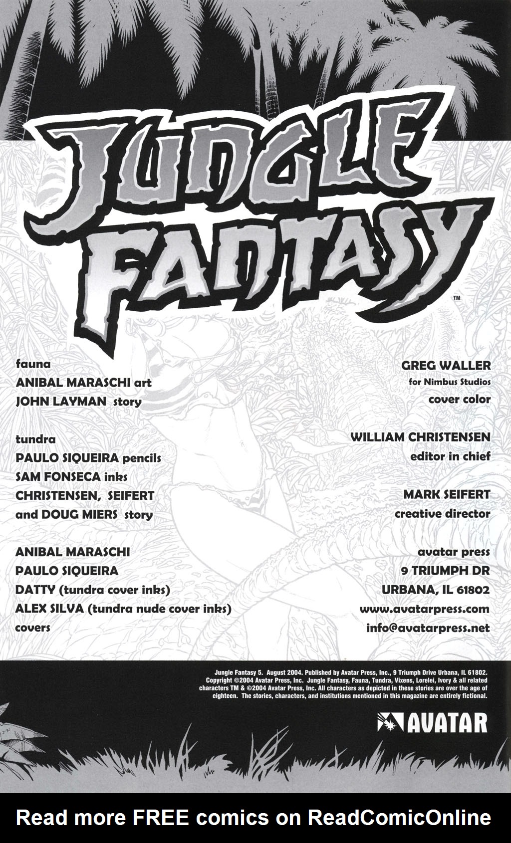 Read online Jungle Fantasy (2002) comic -  Issue #5 - 4