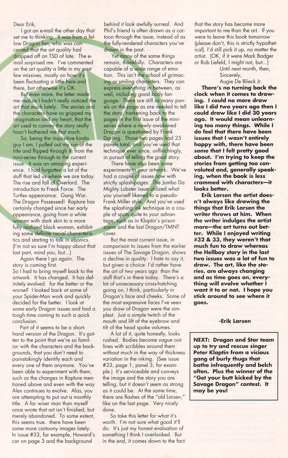 Read online The Savage Dragon (1993) comic -  Issue #35 - 31