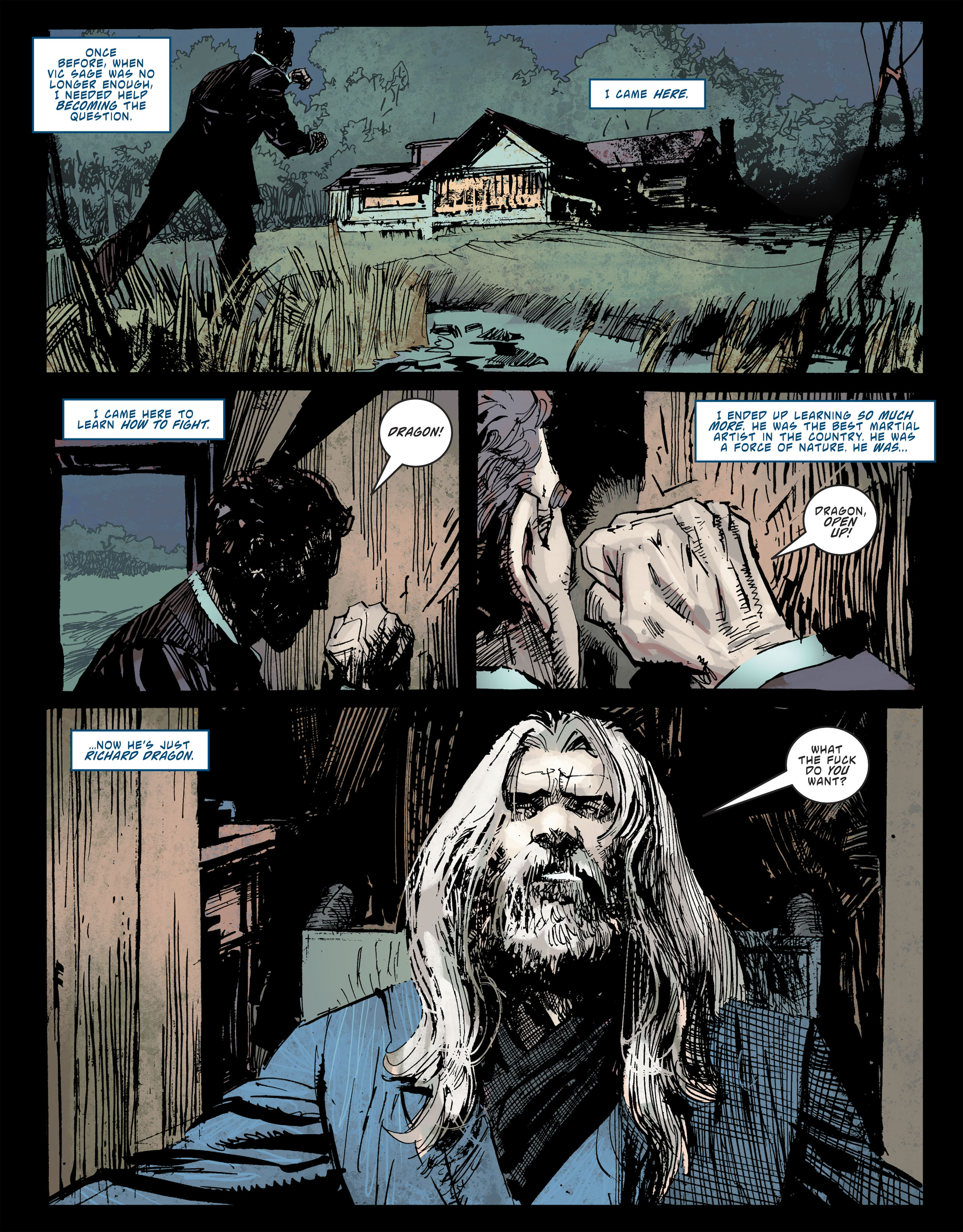 Read online The Question: The Deaths of Vic Sage comic -  Issue #1 - 37