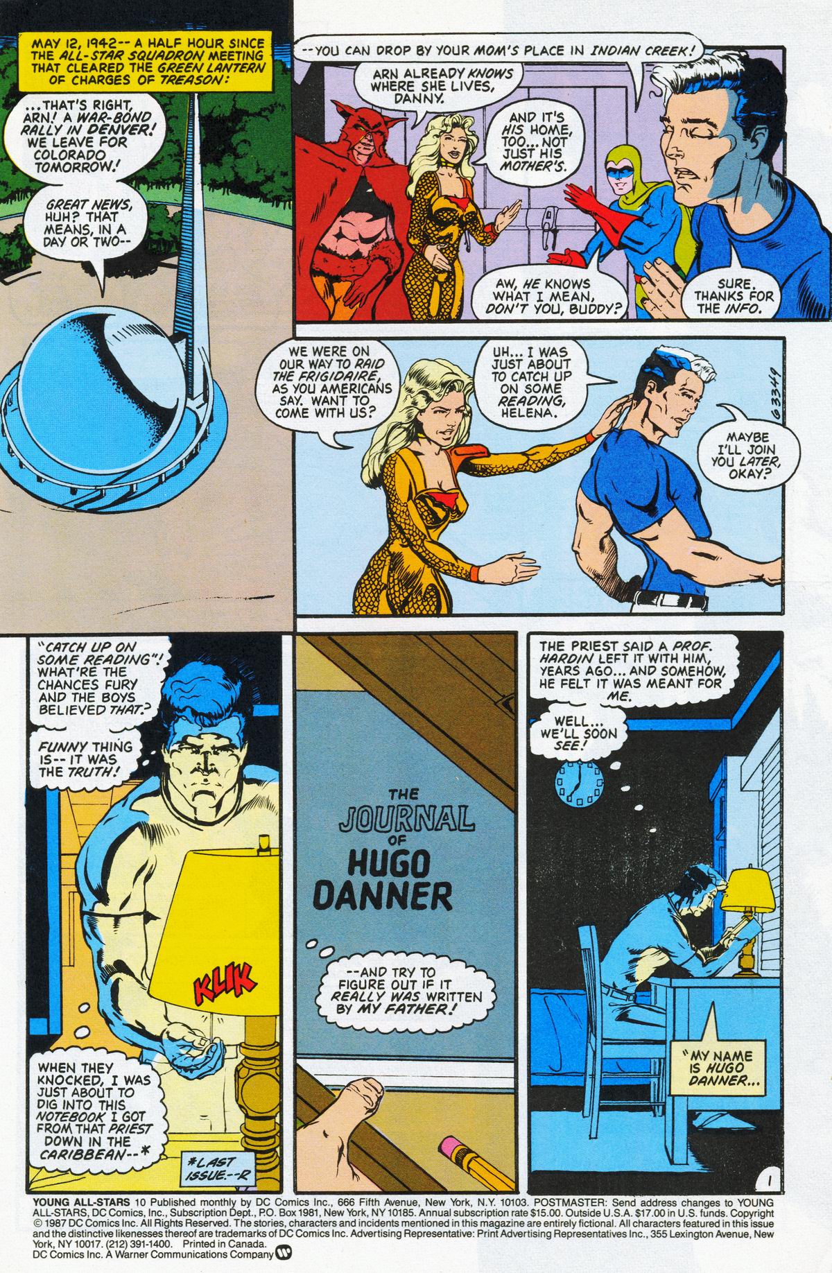 Read online Young All-Stars comic -  Issue #10 - 3