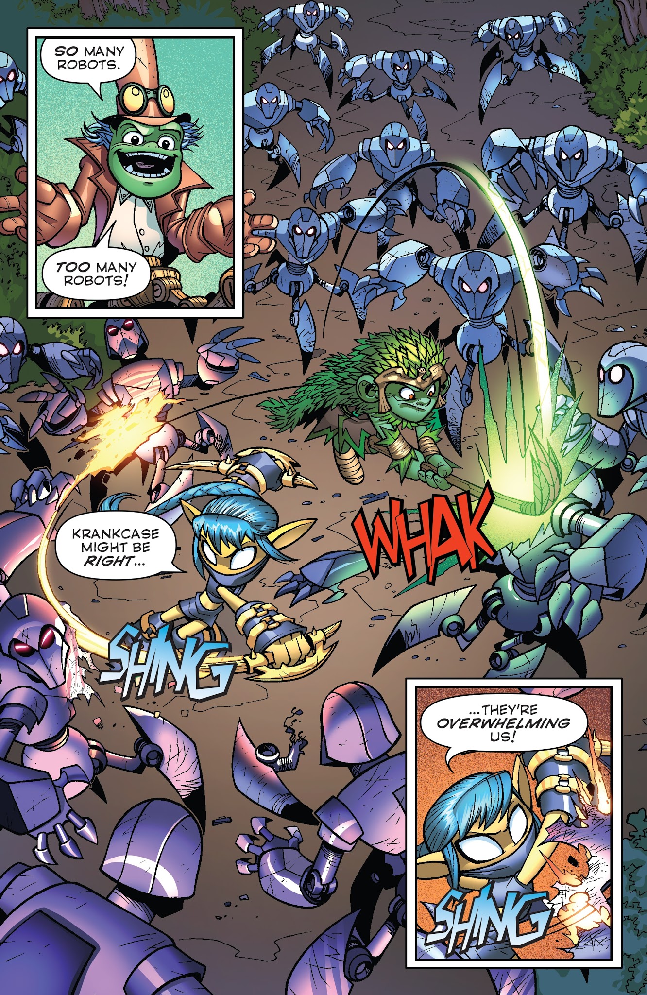 Read online Skylanders Quarterly-Spyro & Friends: Full Blast comic -  Issue # Full - 12