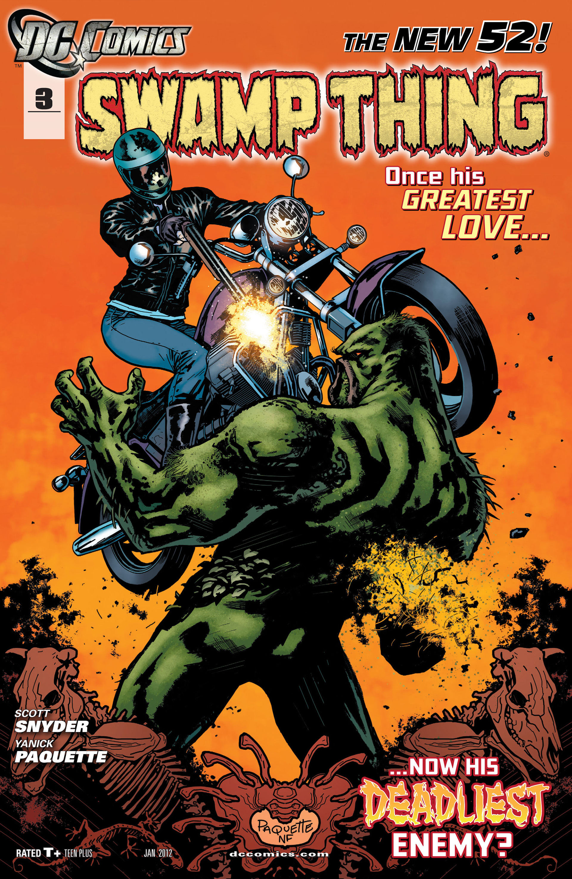Read online Swamp Thing (2011) comic -  Issue #3 - 1