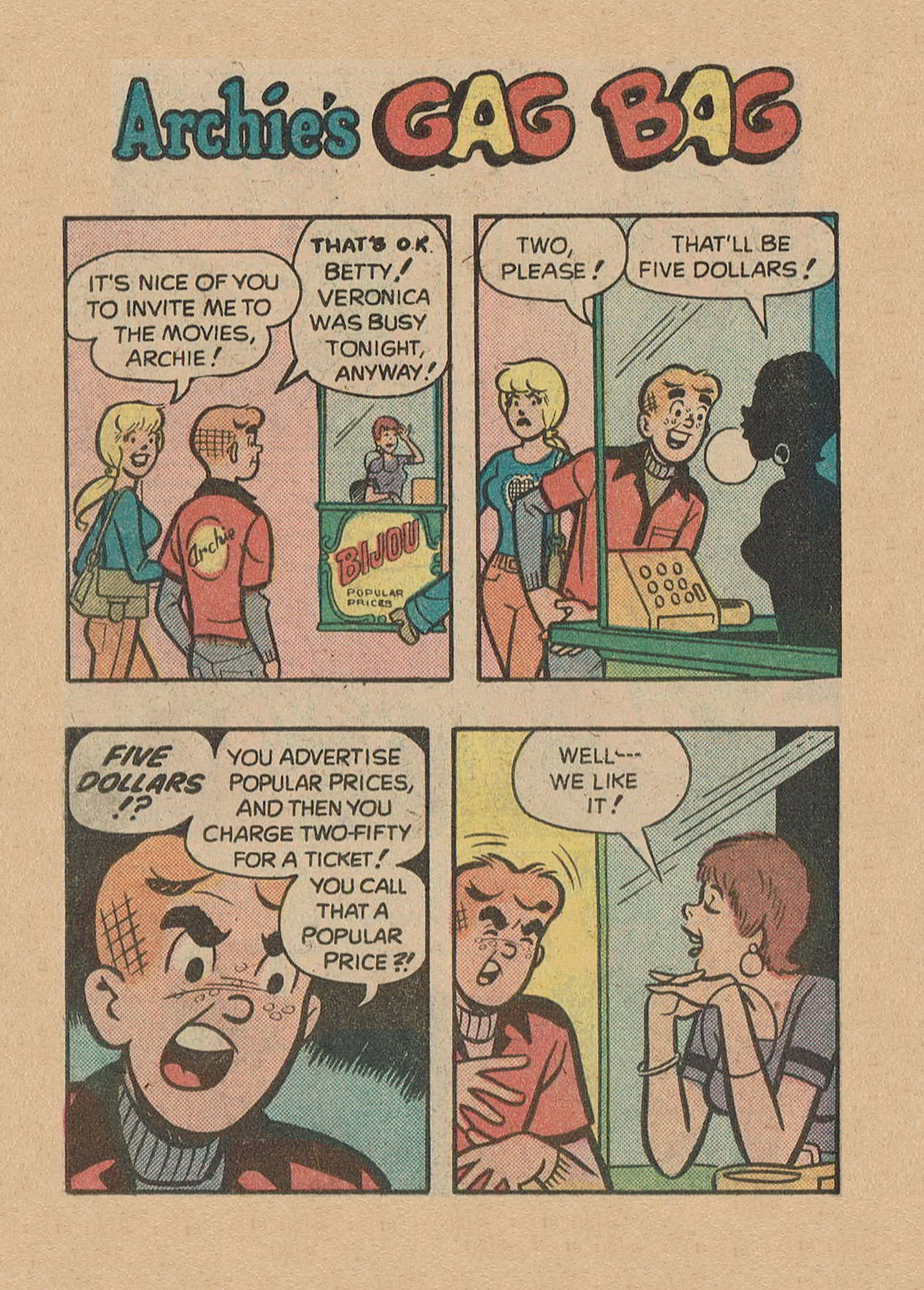Read online Archie Digest Magazine comic -  Issue #38 - 66