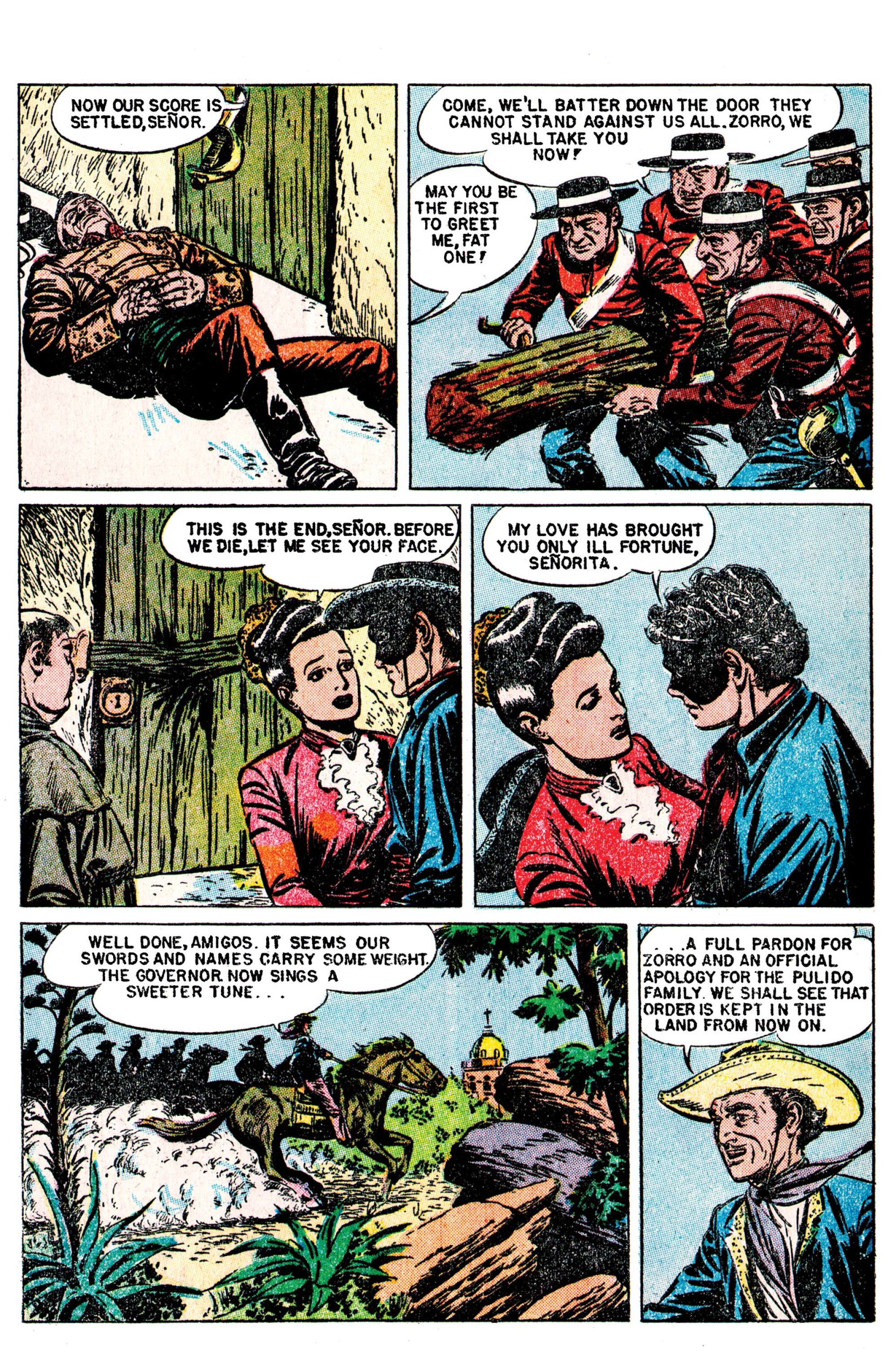 Read online AM Archives: The Mark of Zorro #1 1949 Dell Edition comic -  Issue #1 1949 Dell Edition Full - 32