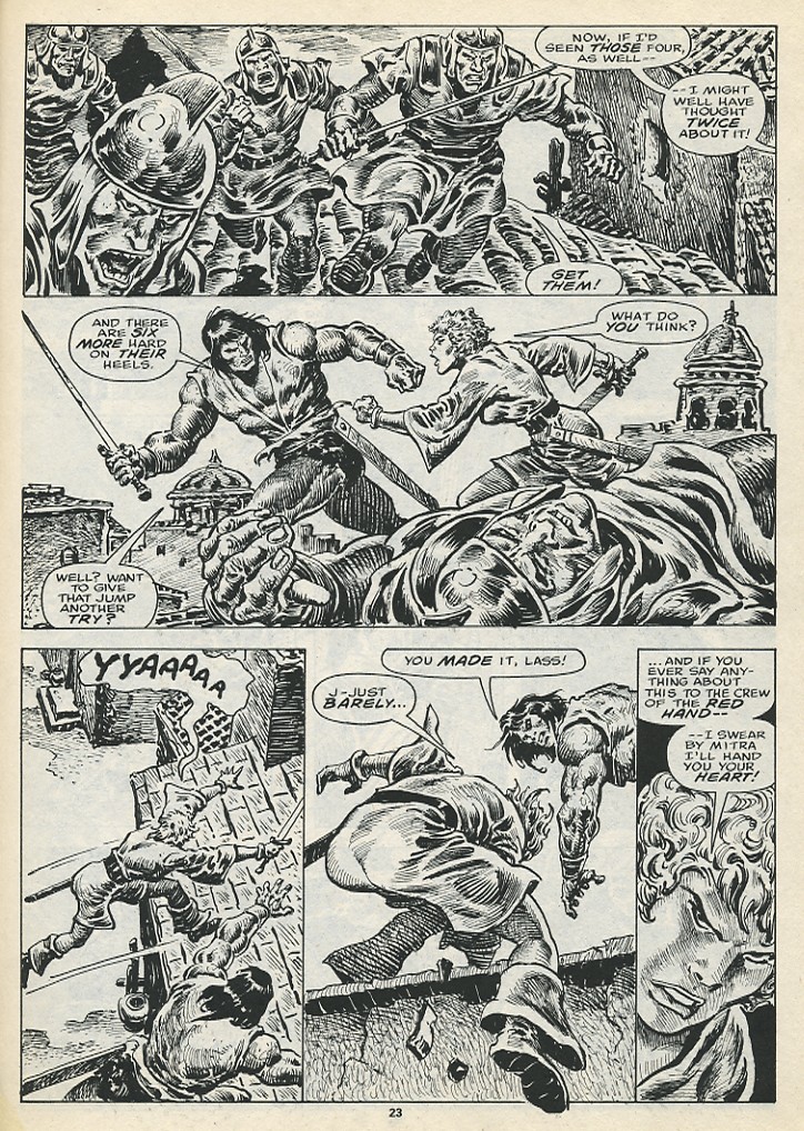 Read online The Savage Sword Of Conan comic -  Issue #197 - 25