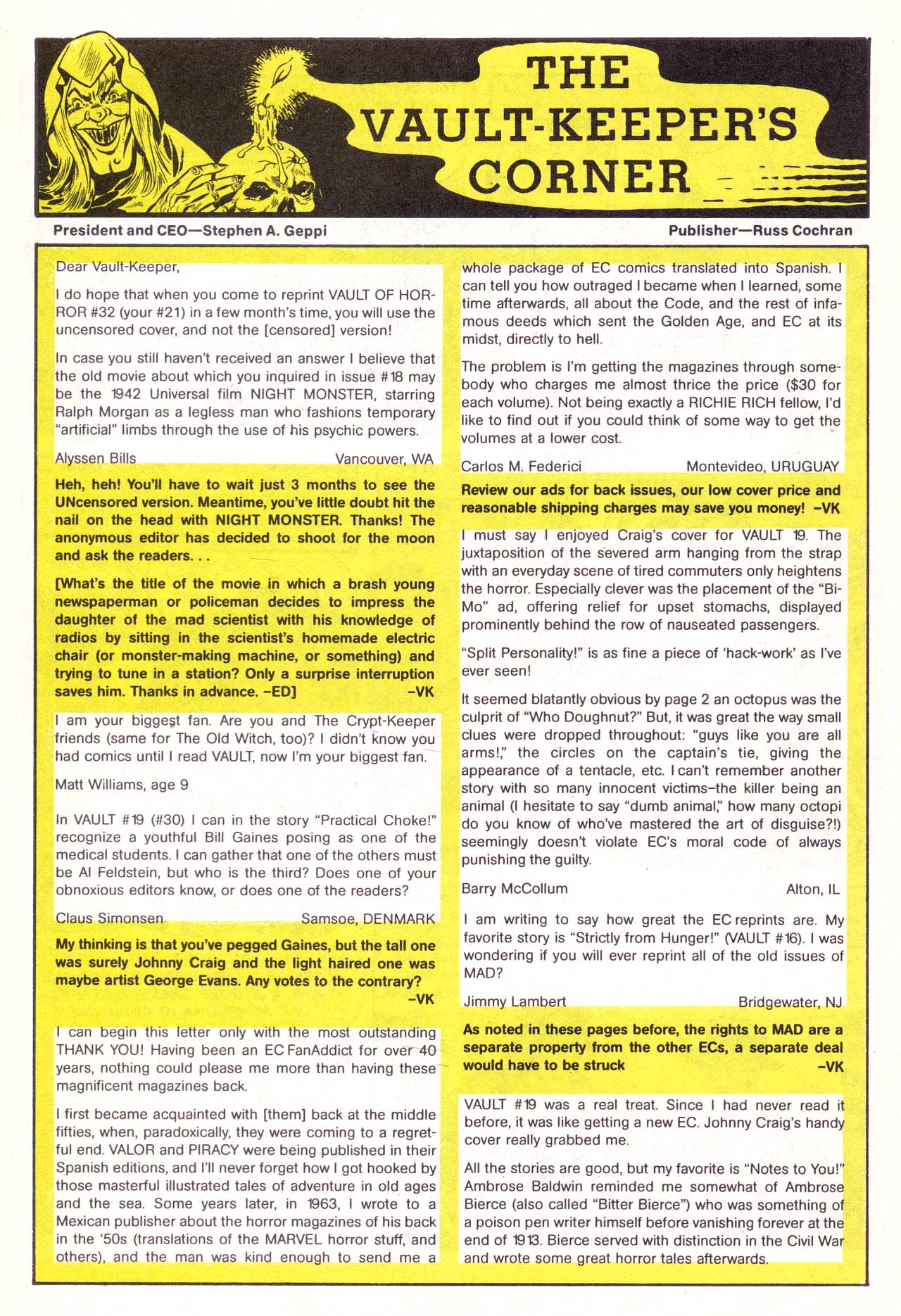 Read online The Vault of Horror (1950) comic -  Issue #31 - 18