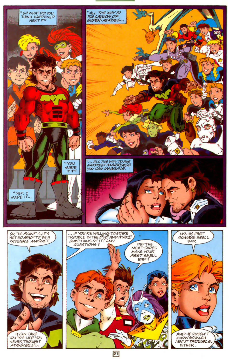 Read online Legends of the Legion comic -  Issue #1 - 22