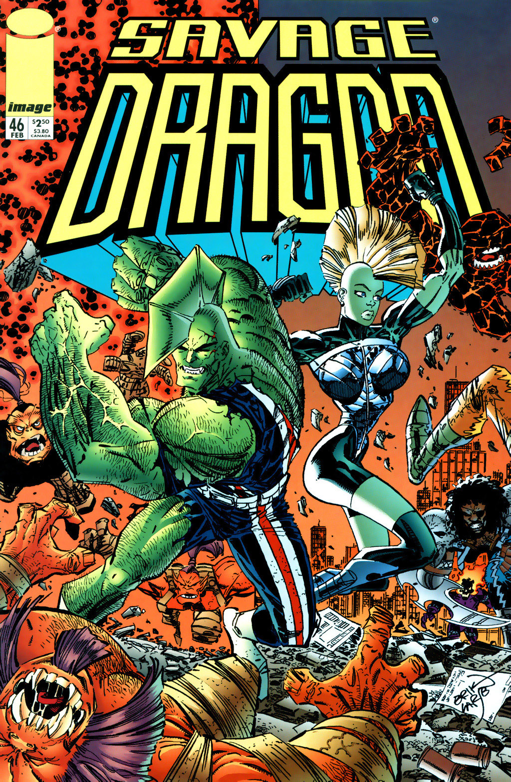 Read online The Savage Dragon (1993) comic -  Issue #46 - 1