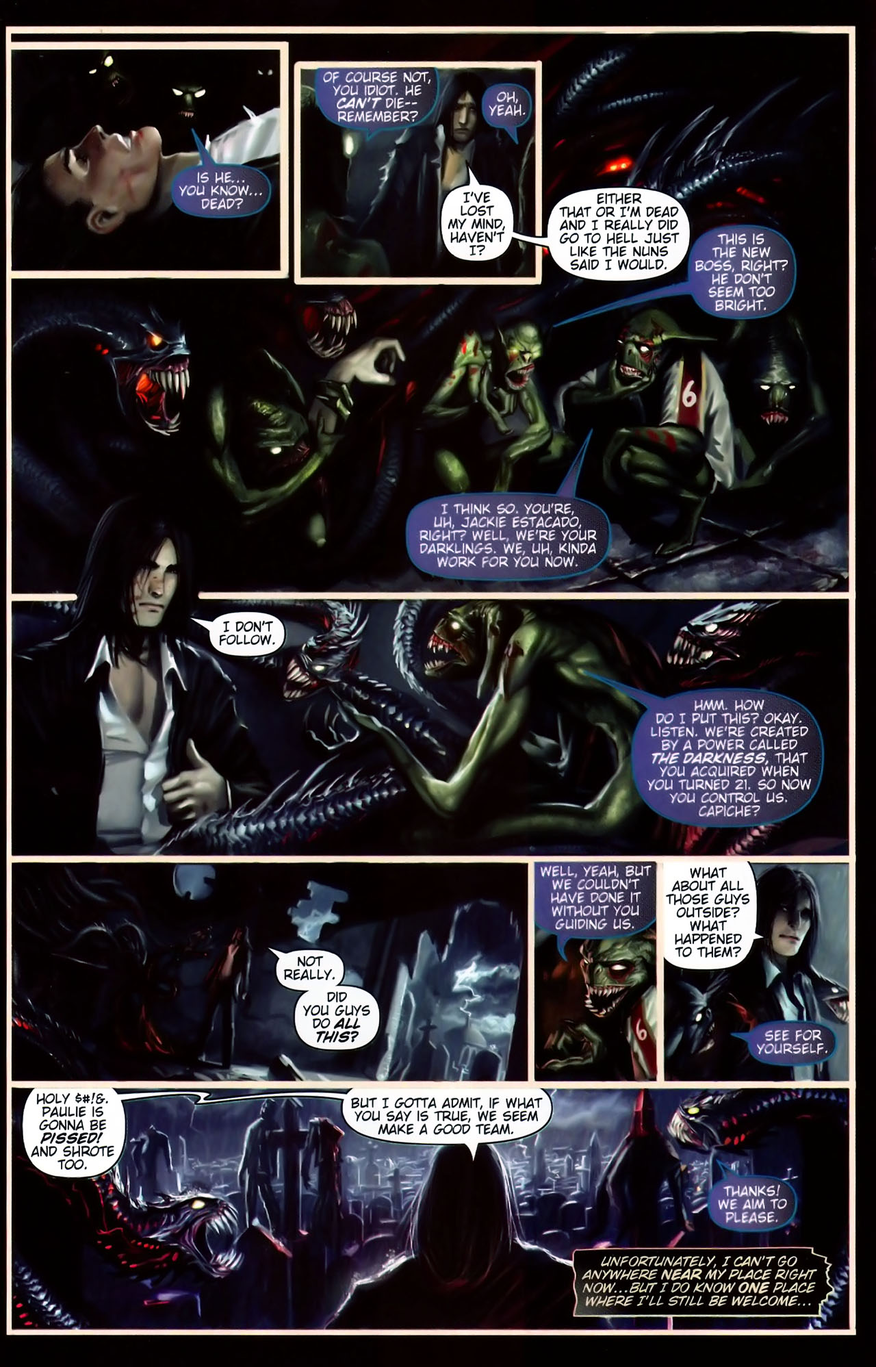 Read online The Darkness: Level comic -  Issue #1 - 12