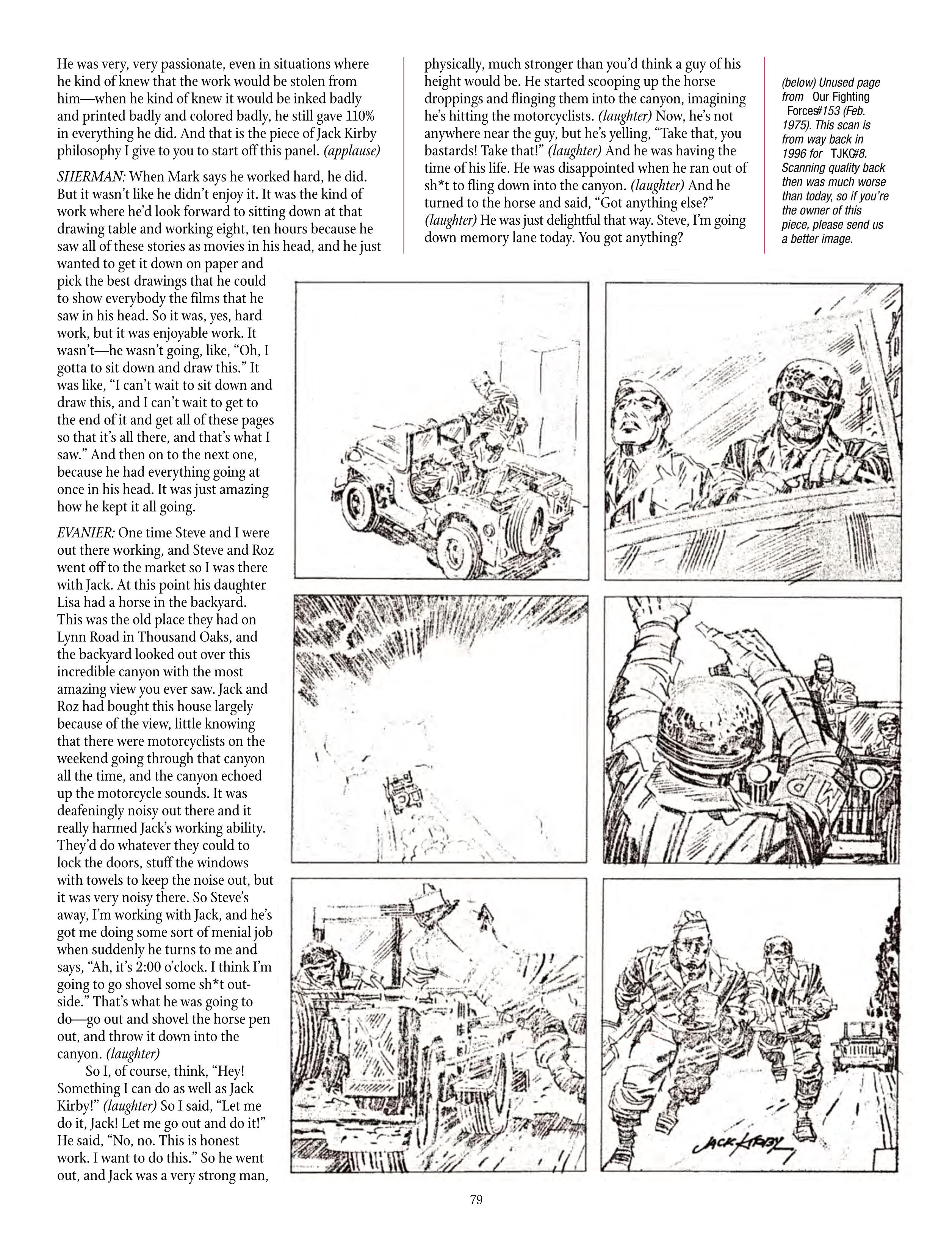 Read online The Jack Kirby Collector comic -  Issue #70 - 81