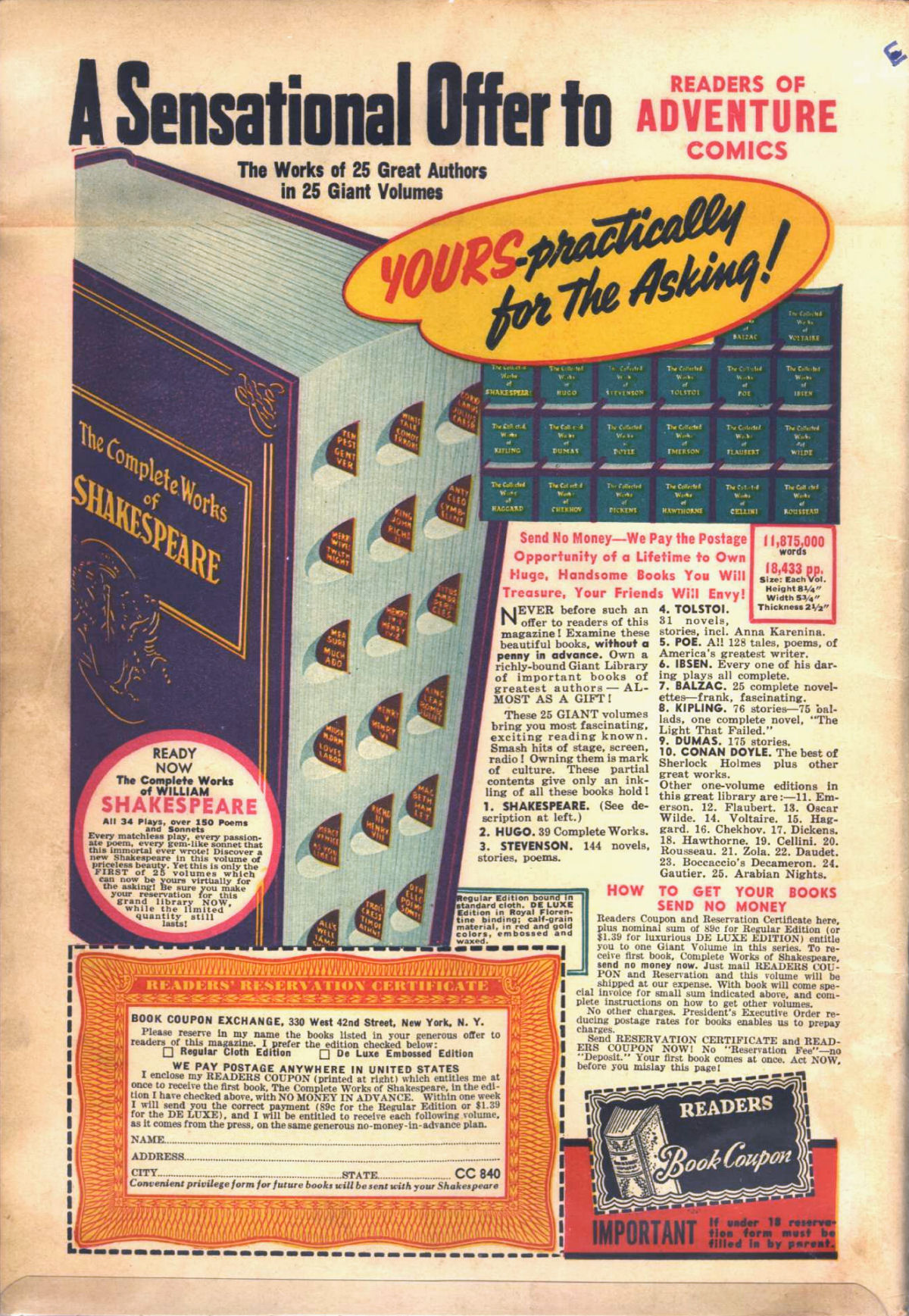 Read online Adventure Comics (1938) comic -  Issue #53 - 70