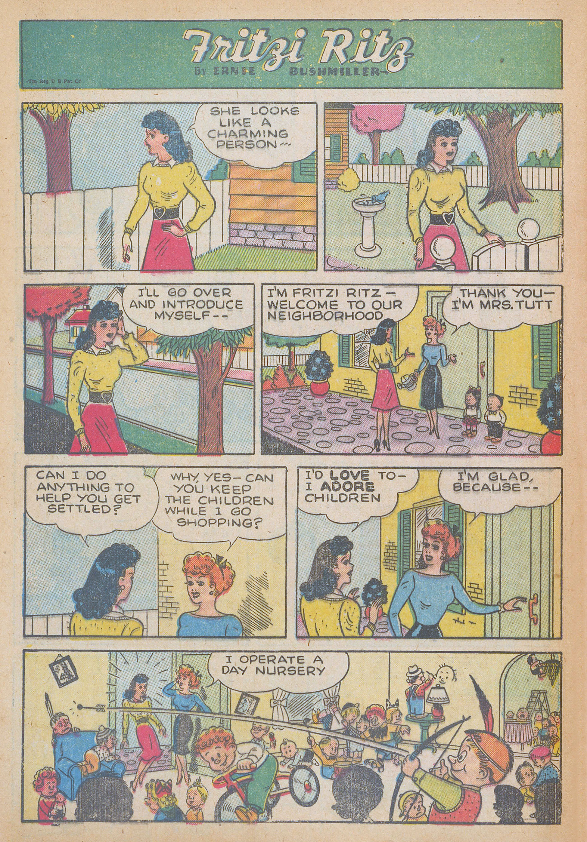 Read online Fritzi Ritz (1953) comic -  Issue #54 - 30