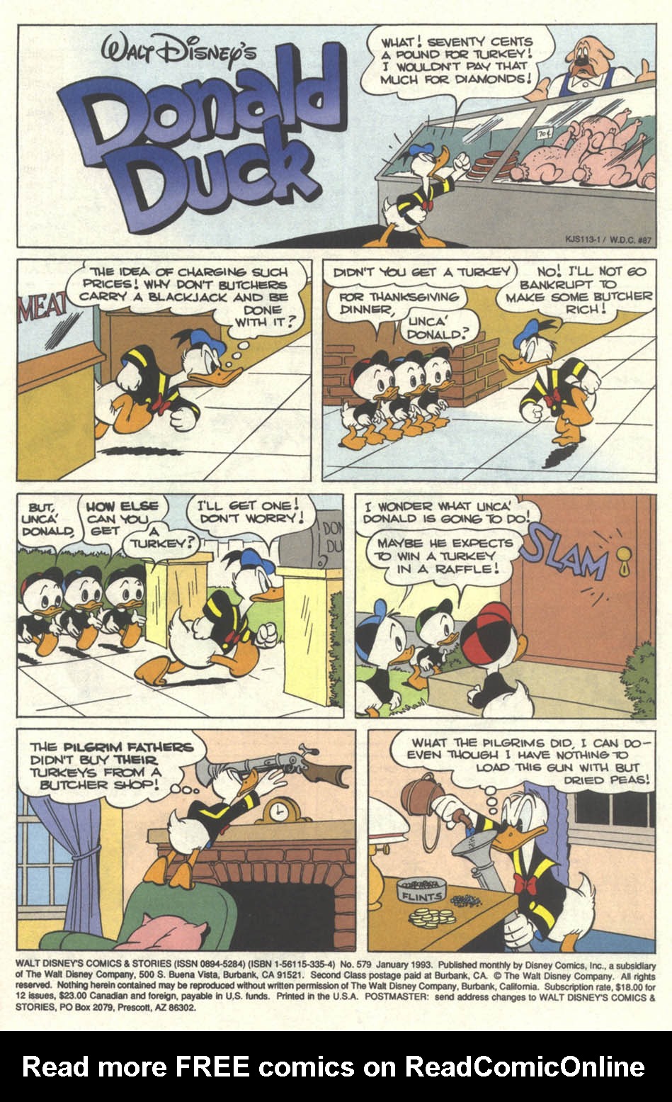 Read online Walt Disney's Comics and Stories comic -  Issue #579 - 2