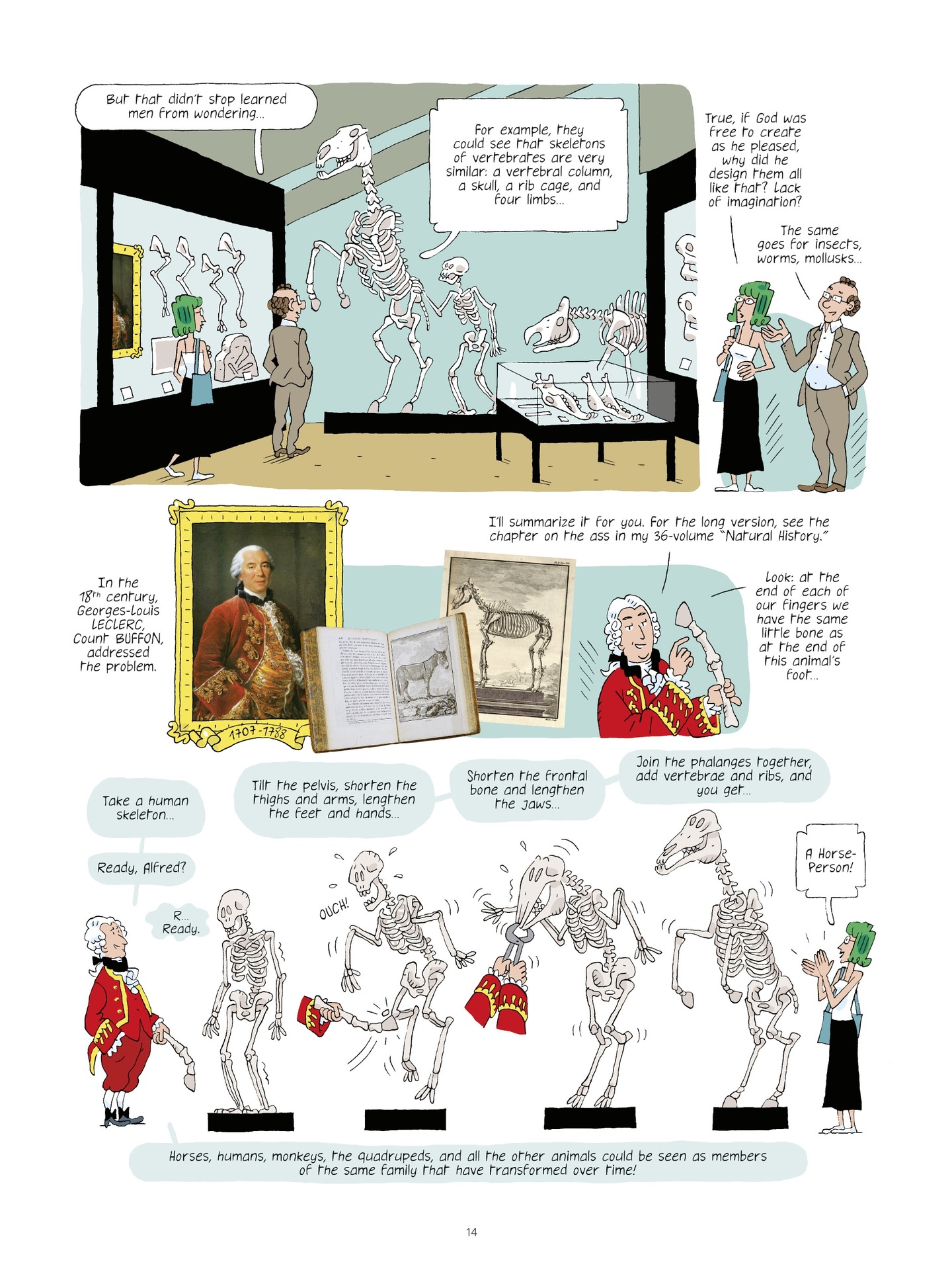 Read online Evolution, Darwin, God, and the Horse-People comic -  Issue # TPB - 13