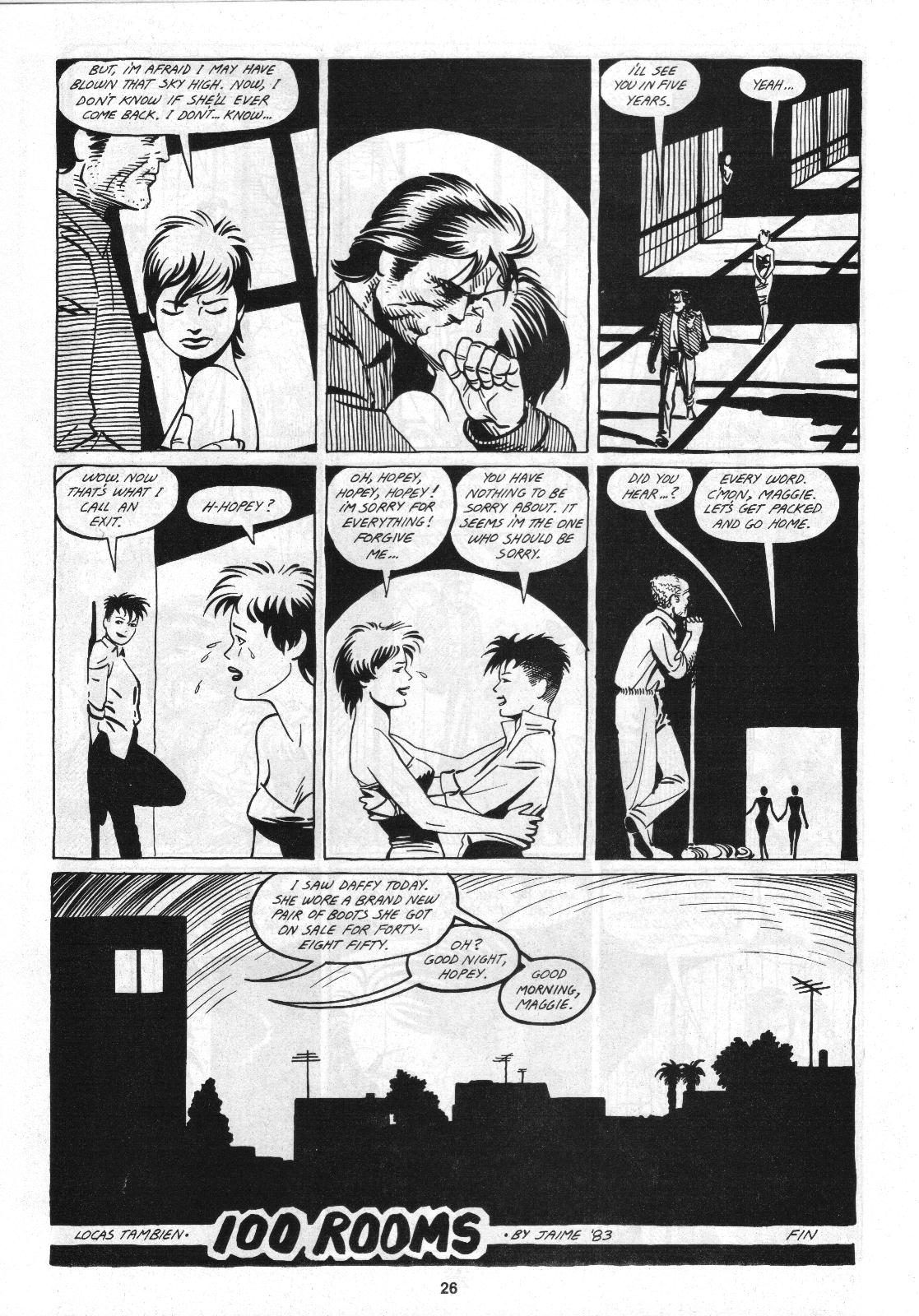 Read online Love and Rockets (1982) comic -  Issue #4 - 28