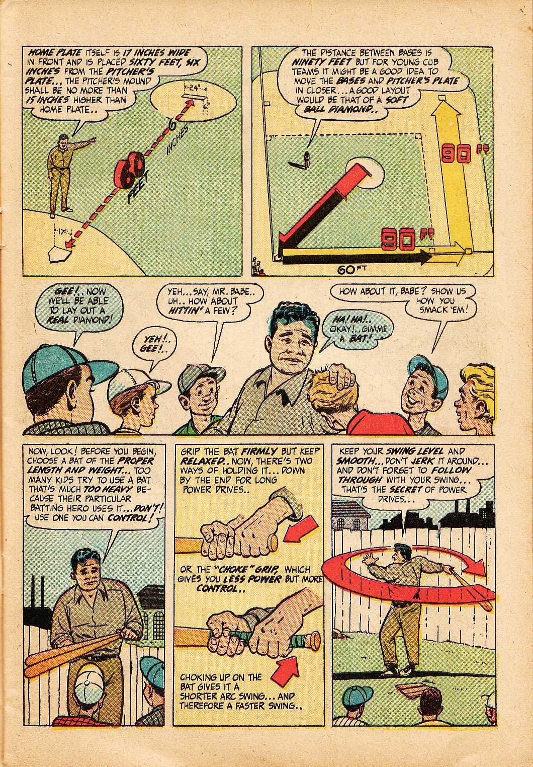 Read online Babe Ruth Sports Comics comic -  Issue #2 - 12