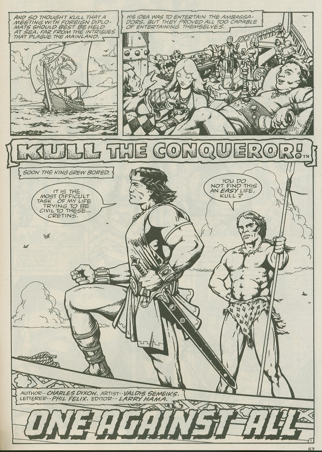 Read online The Savage Sword Of Conan comic -  Issue #122 - 57