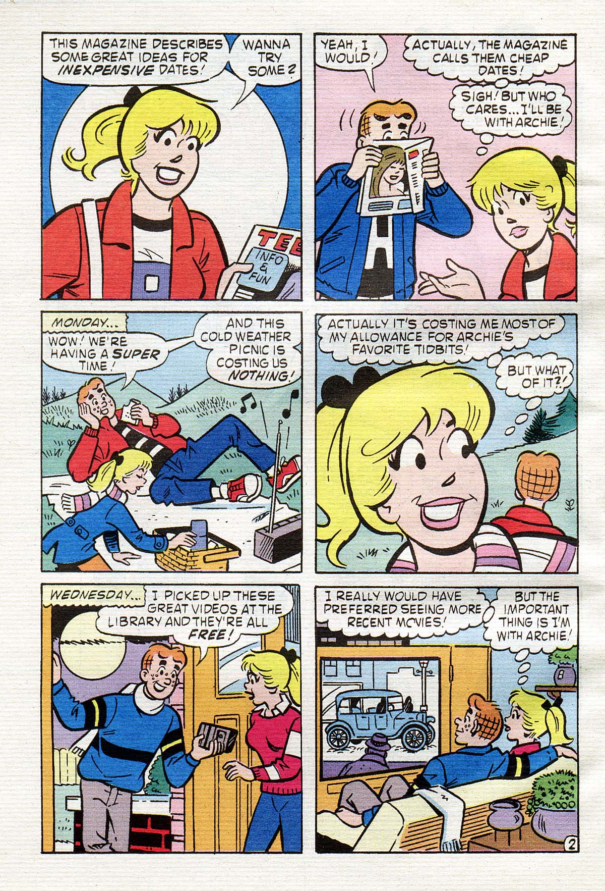 Read online Betty and Veronica Annual Digest Magazine comic -  Issue #8 - 3