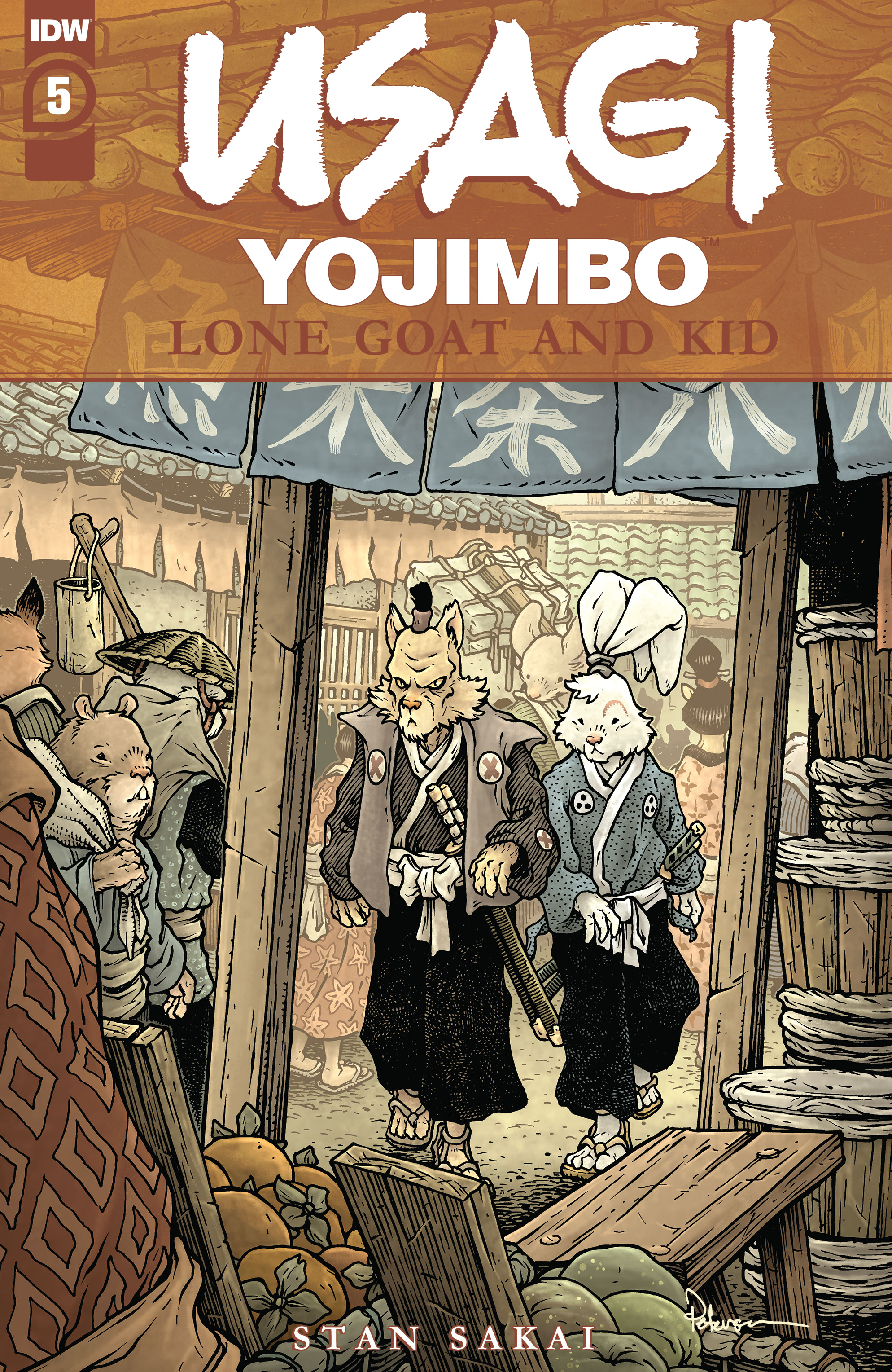 Read online Usagi Yojimbo: Lone Goat and Kid comic -  Issue #5 - 1