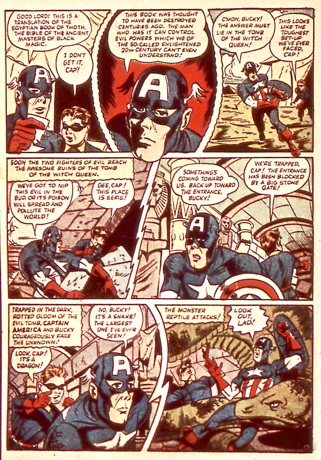 Read online Captain America Comics comic -  Issue #20 - 6