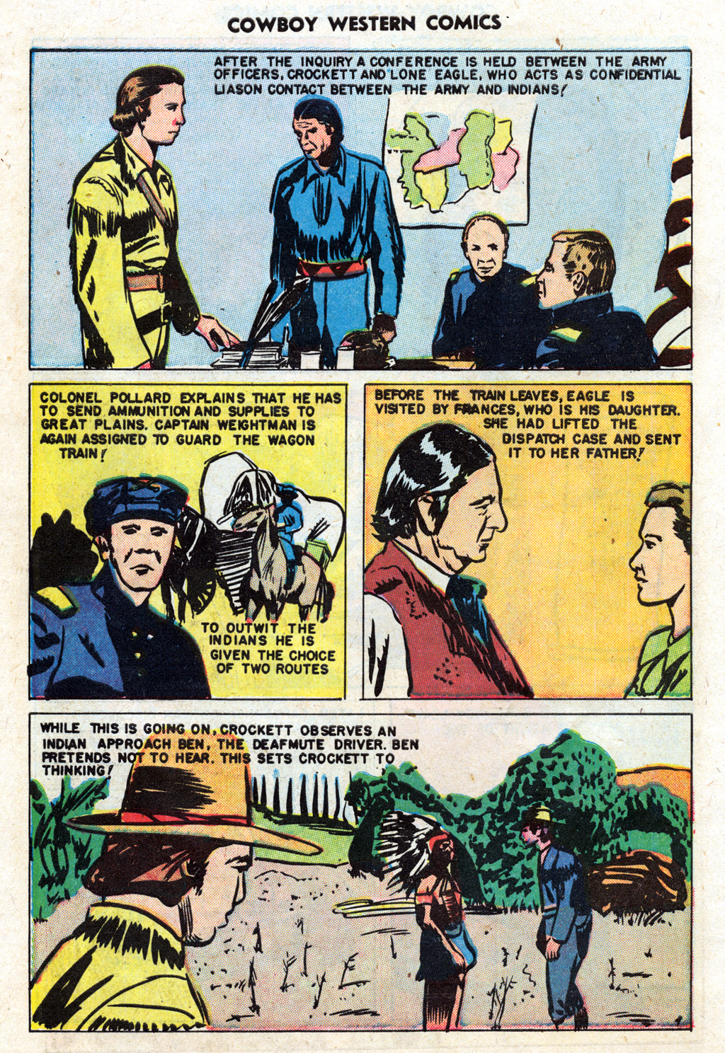 Read online Cowboy Western Comics (1948) comic -  Issue #26 - 6