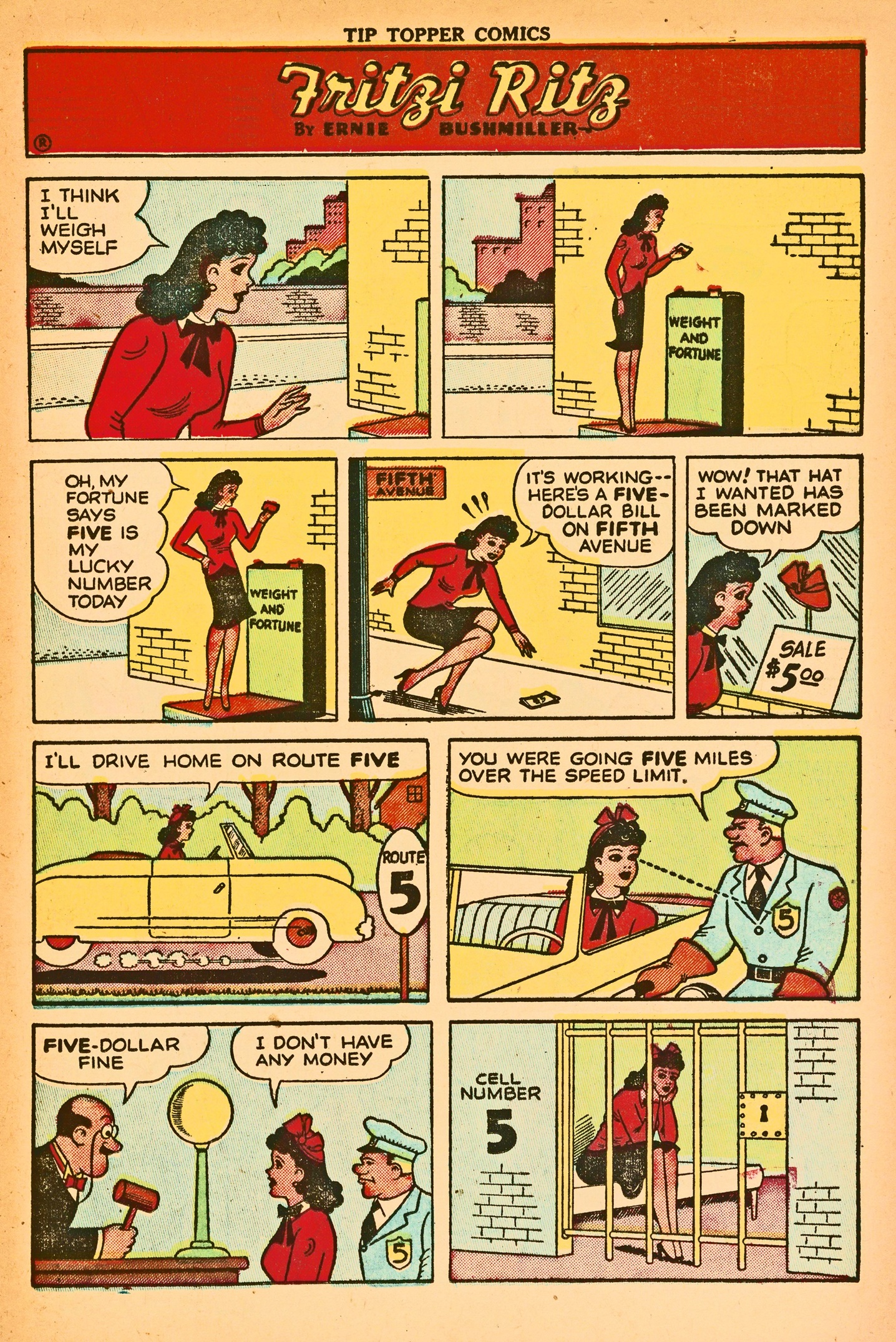 Read online Tip Topper Comics comic -  Issue #17 - 21