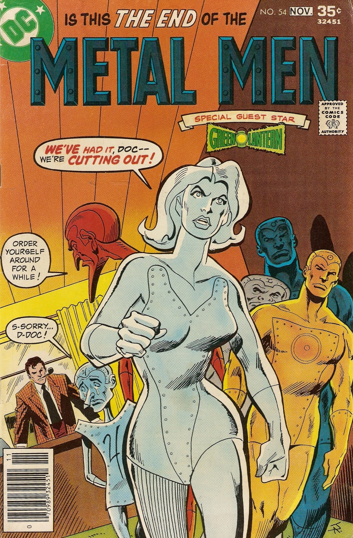 Read online Metal Men (1963) comic -  Issue #54 - 1